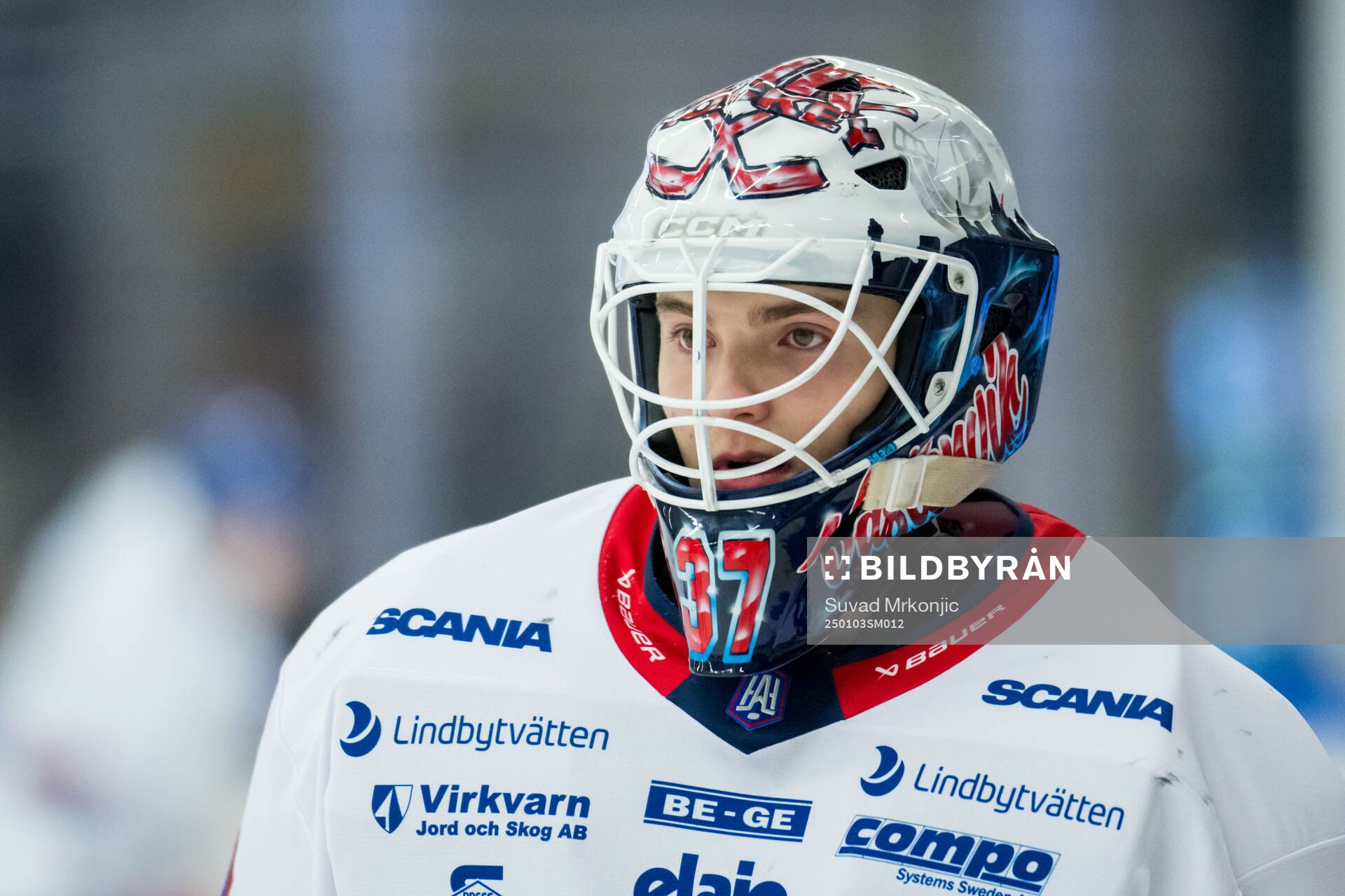 Oskarshamns målvakt Hubert Forsberg Zetterström