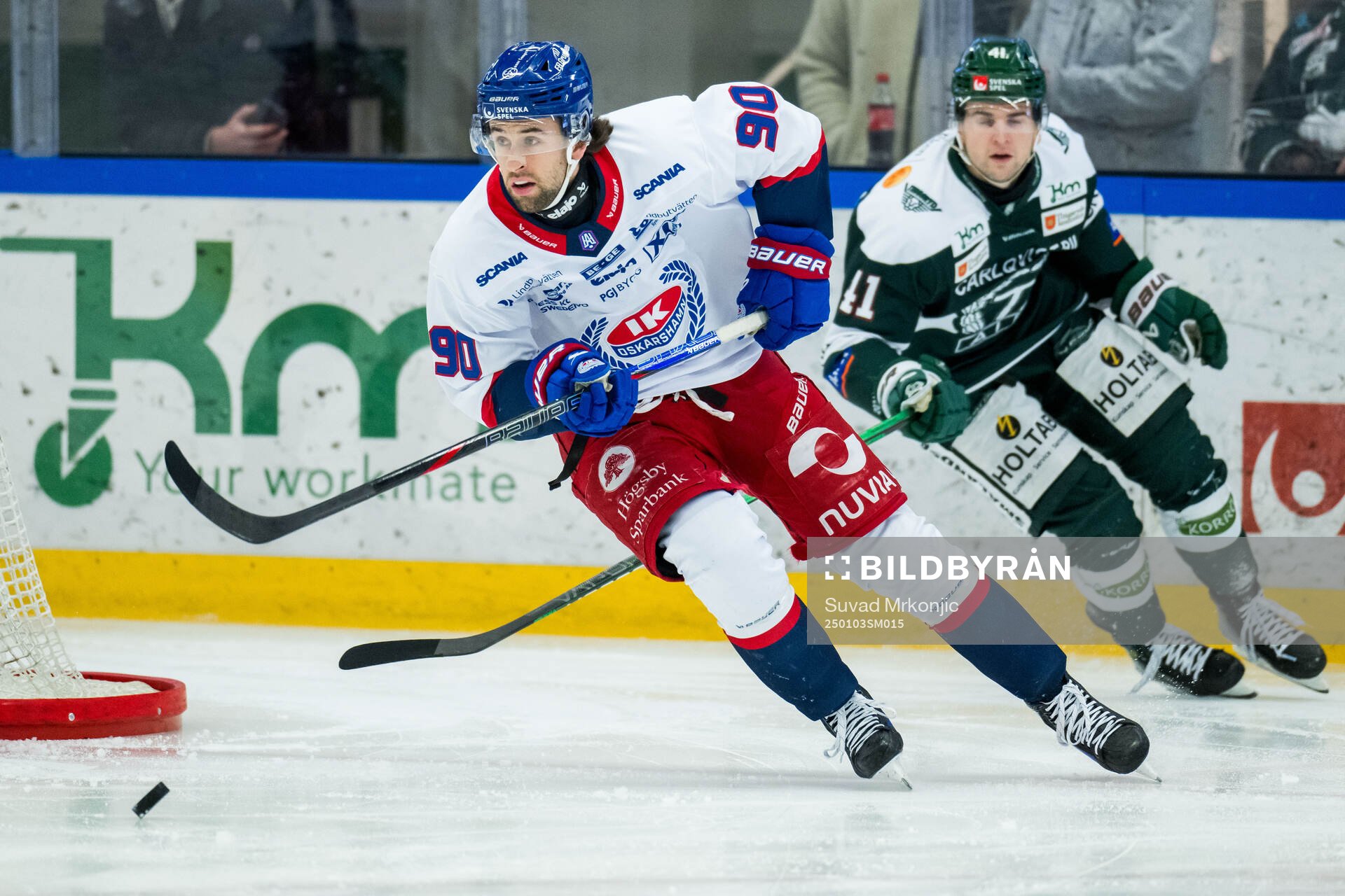 Oskarshamns Liam Hawel och Tingsryds Melker Eriksson