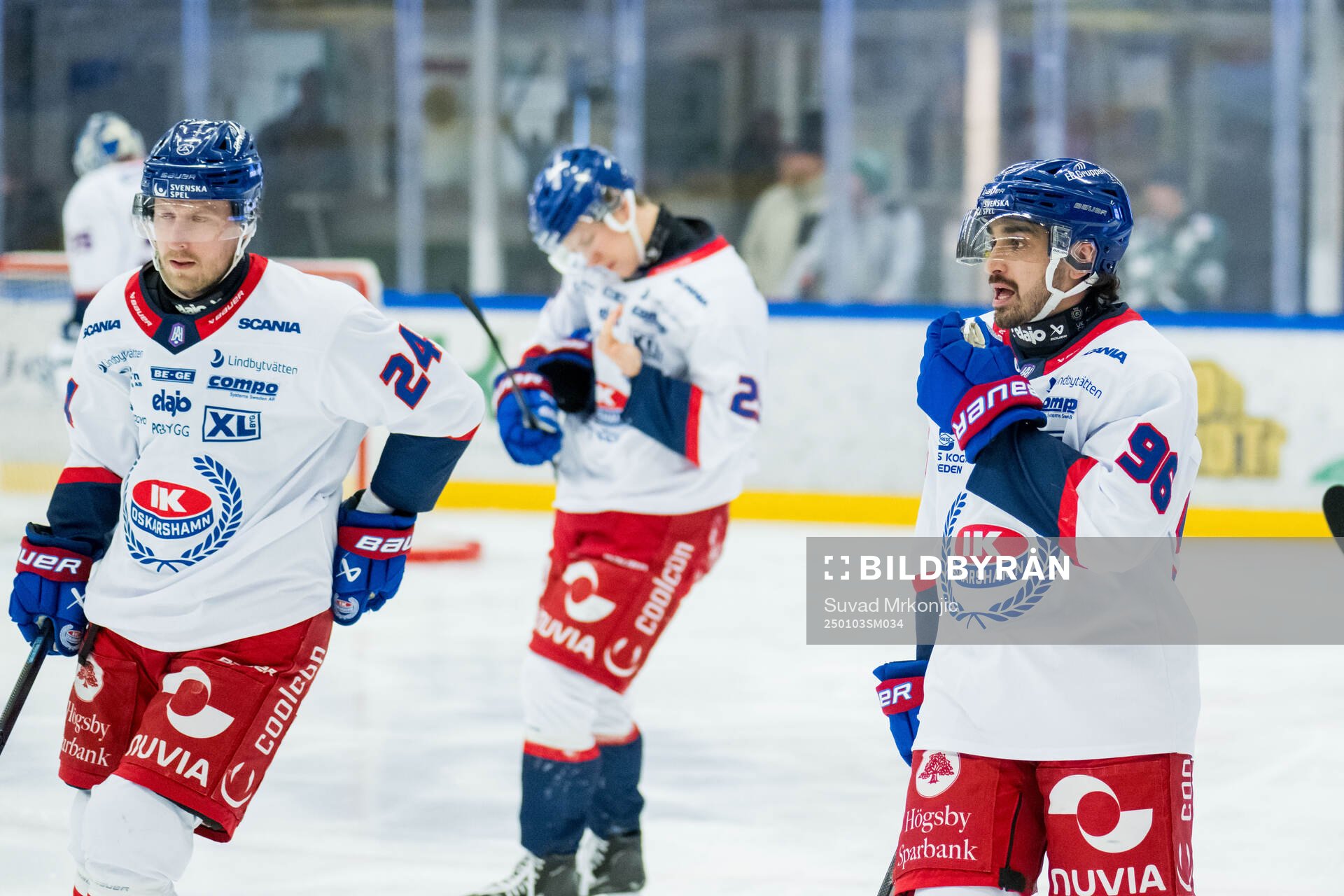 Oskarshamns Kevin Karlsson jublar