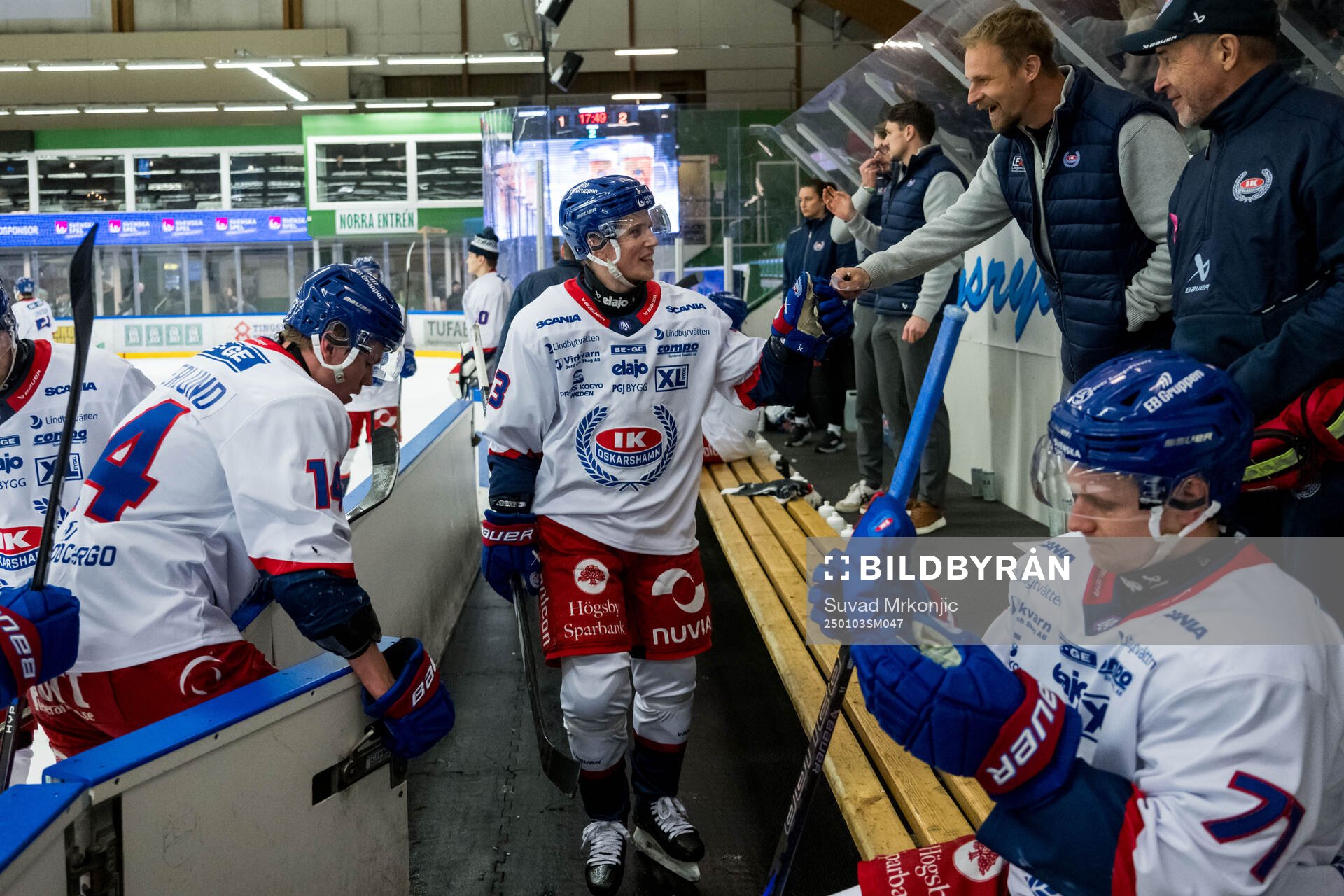 Oskarshamns Ludvig Östman jublar