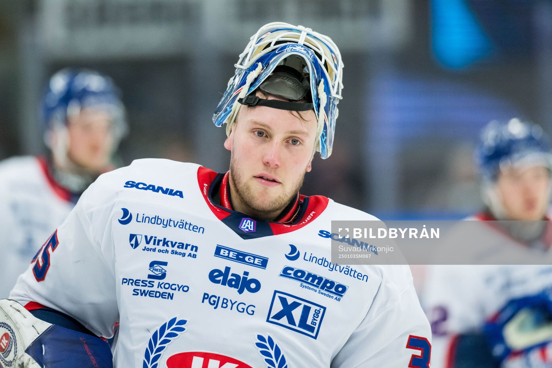 Oskarshamns målvakt Emil Kruse
