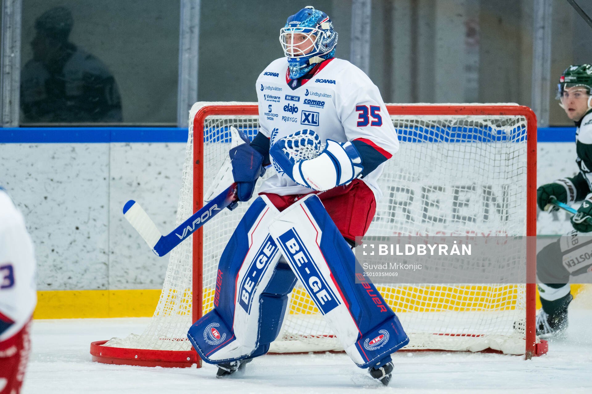 Oskarshamns målvakt Emil Kruse