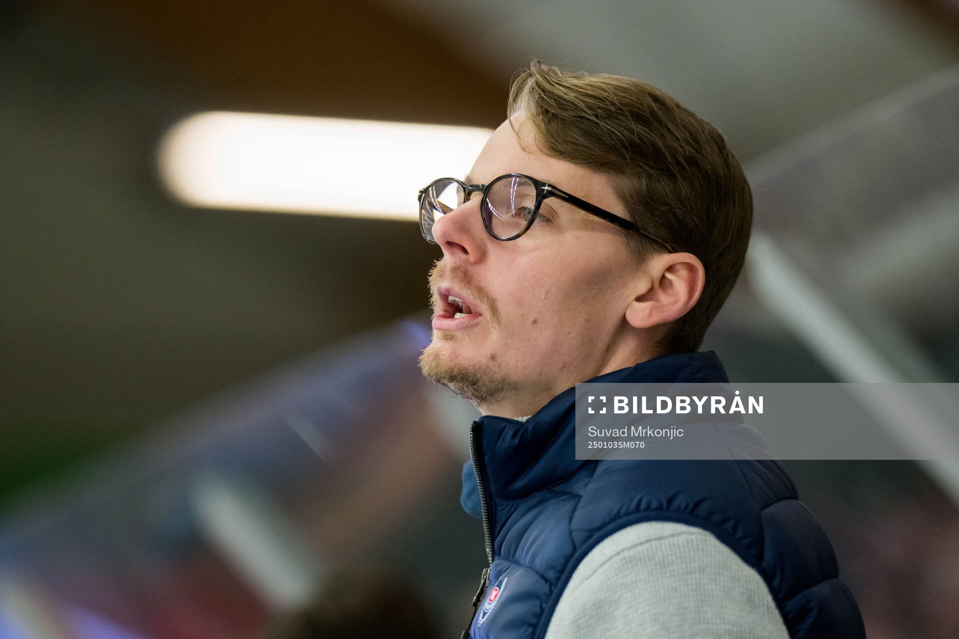 Oskarshamns assisterande tränare Albin Blomqvist