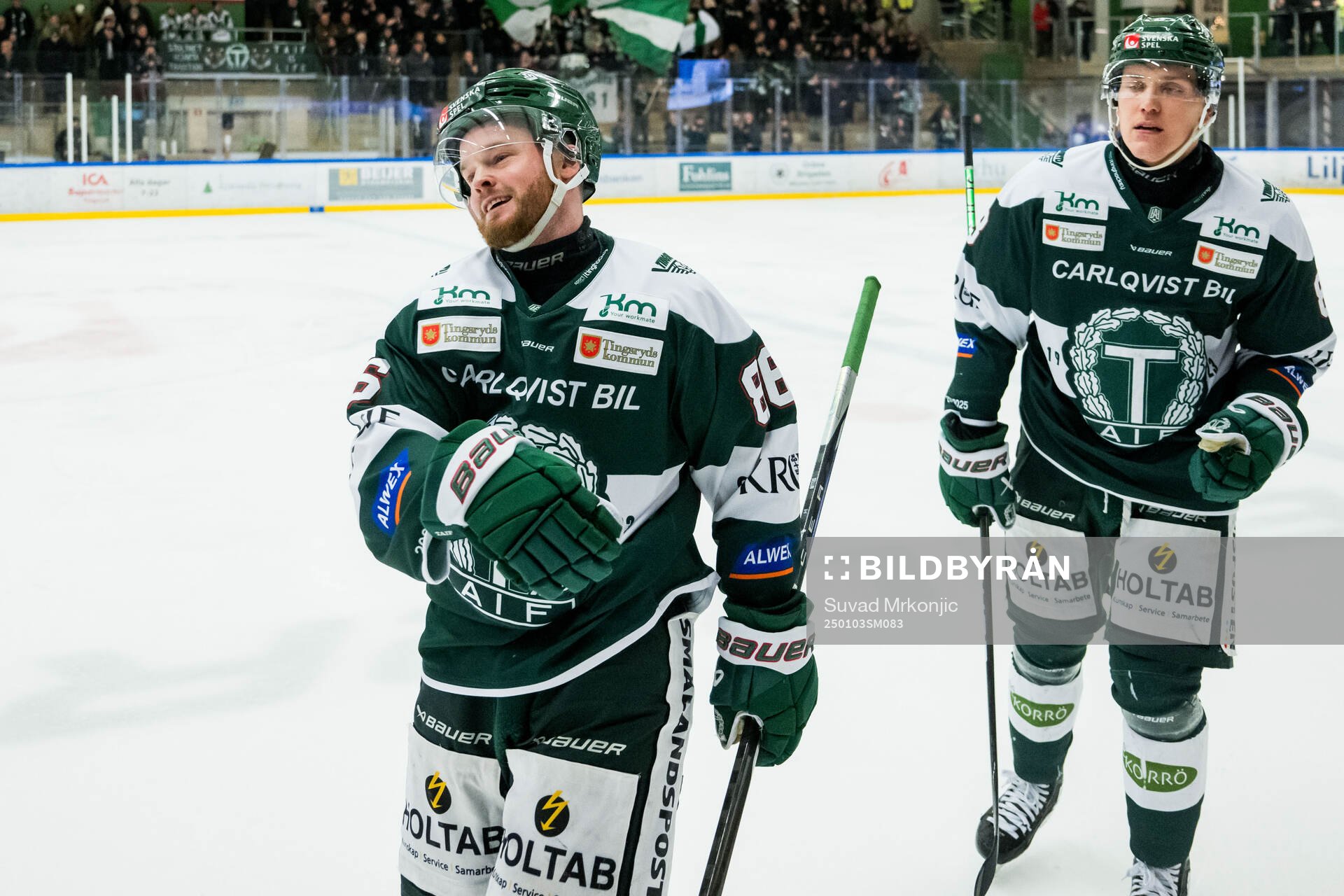 Tingsryds Jesper Sellin jublar