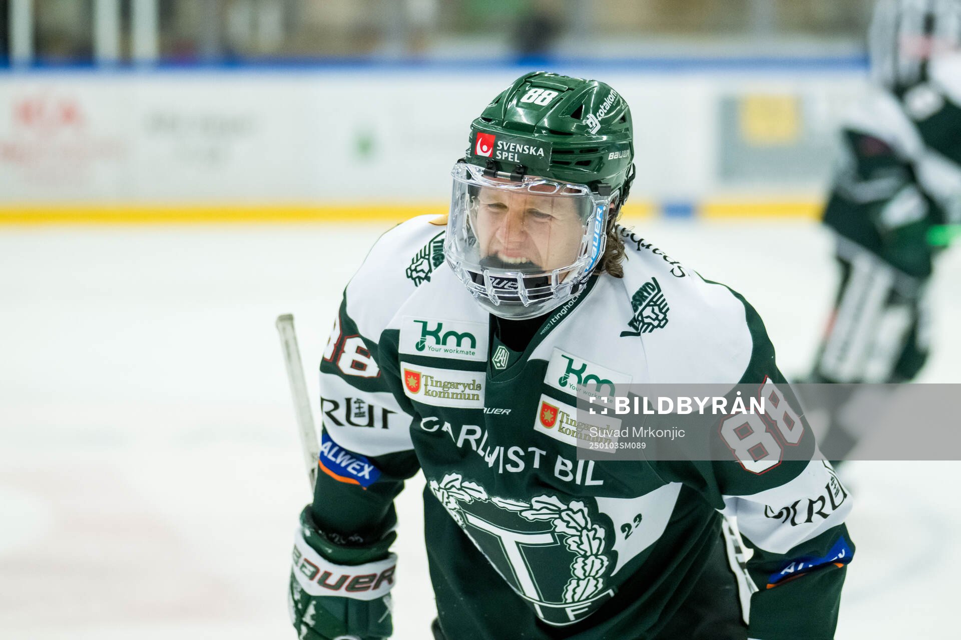 Tingsryds Linus Hedman har ont