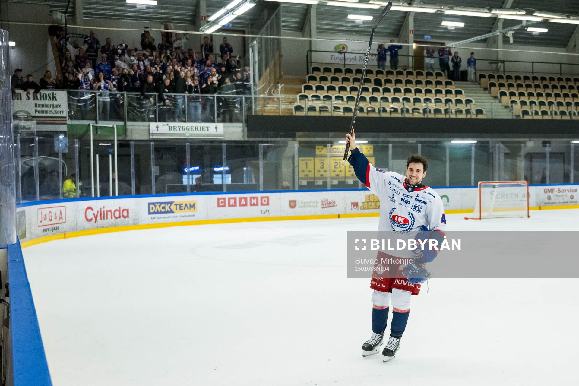 Oskarshamns Michael Joyaux jublar