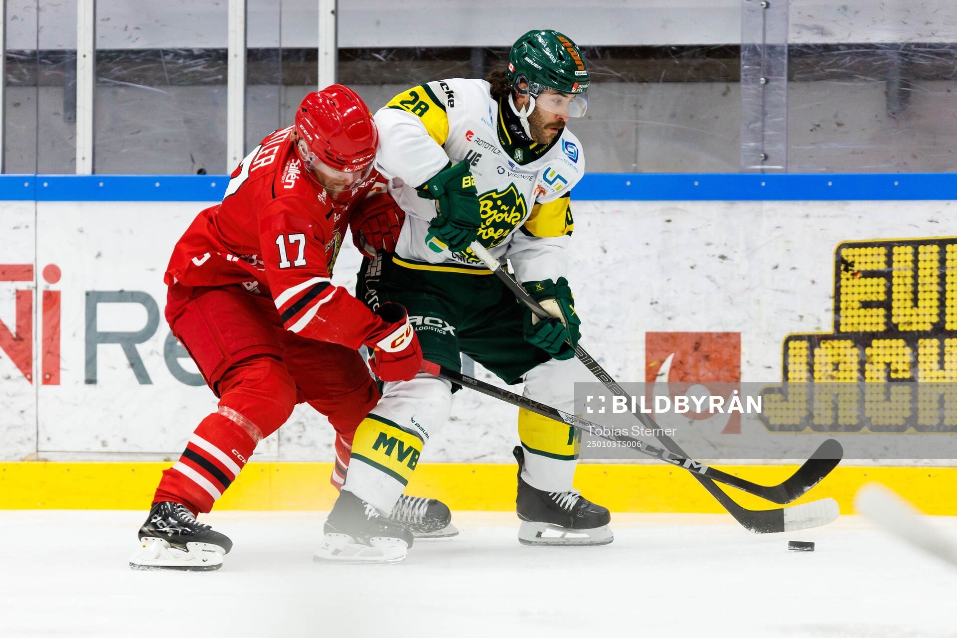 Almtunas Oscar Pentler och Björklövens Mathew Maione