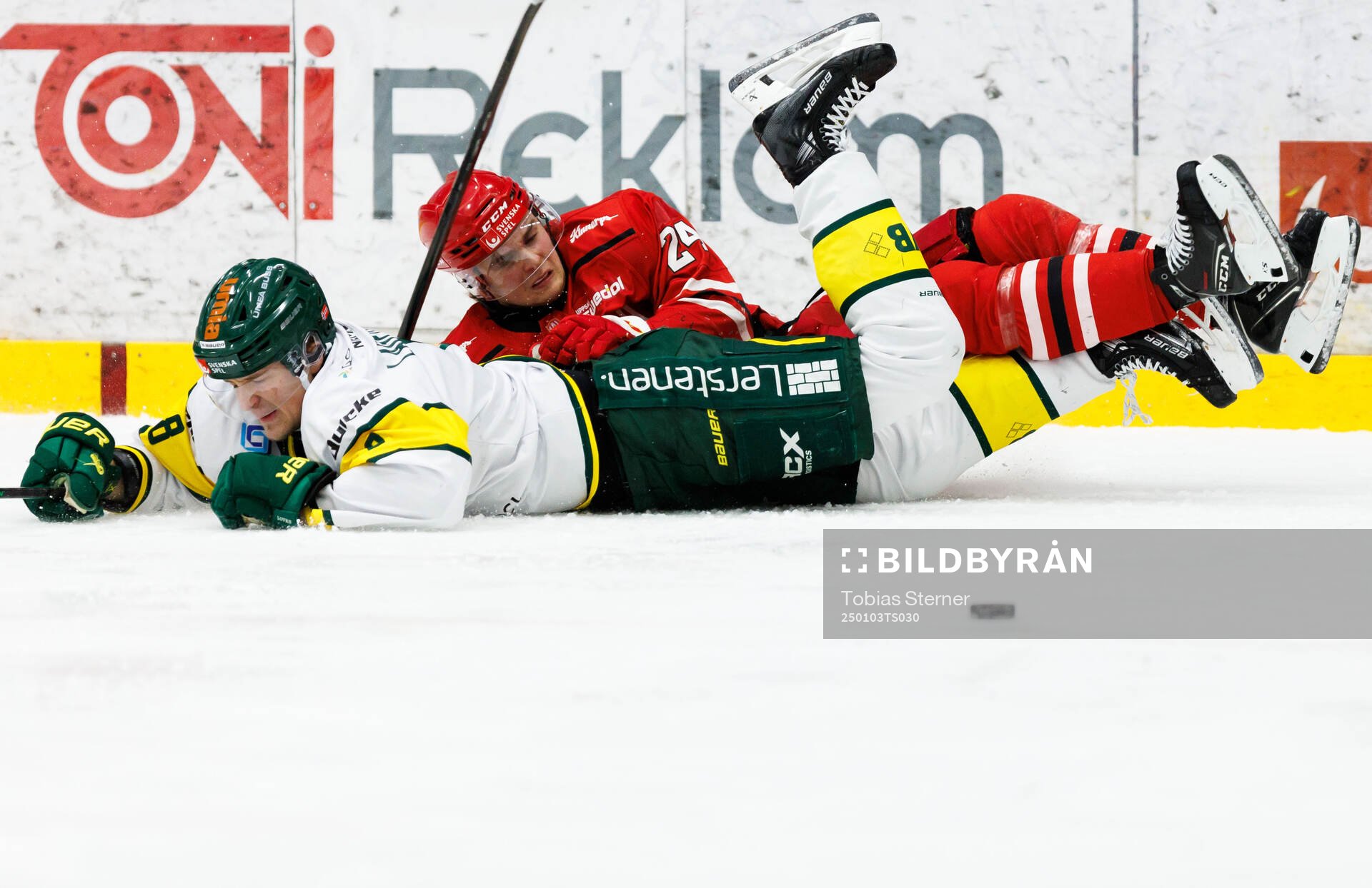 Björklövens Lucas Lagerberg och Almtunas Arvid Bergström