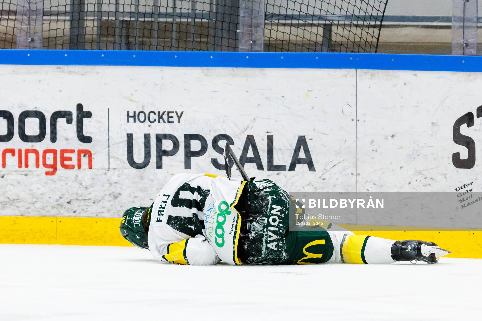 Björklövens Alfons Freij har ont