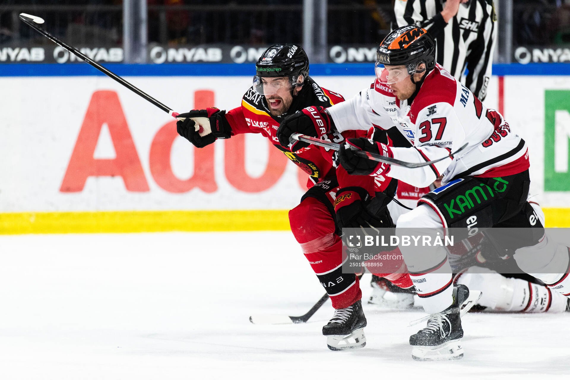 Luleås Albin Lundin och Örebros Glenn Gustafsson