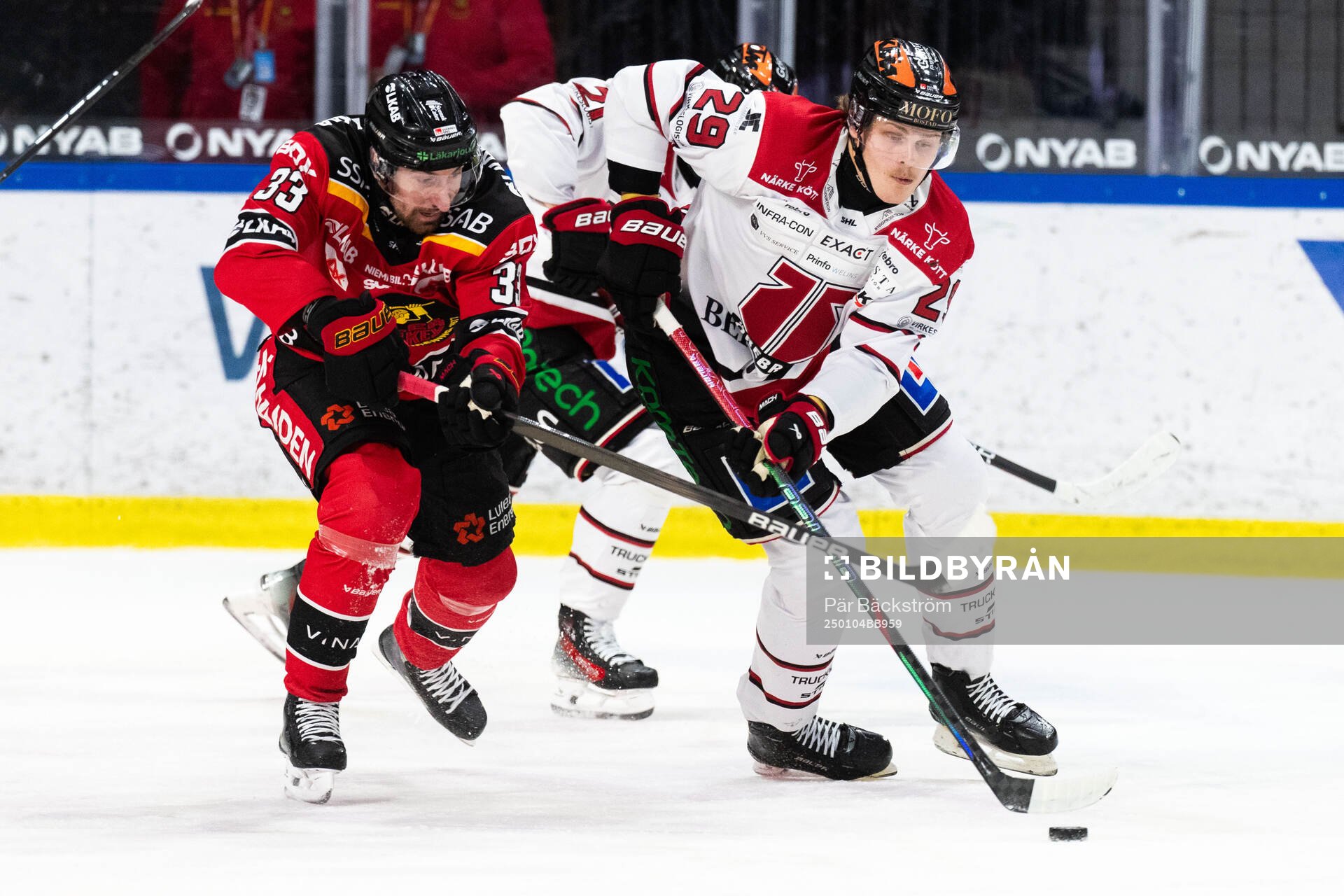 Örebros Milton Oscarson och Luleås Albin Lundin