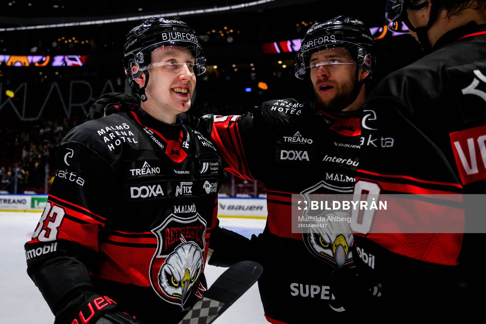 Malmö Redhawks Lassi Thomson jublar