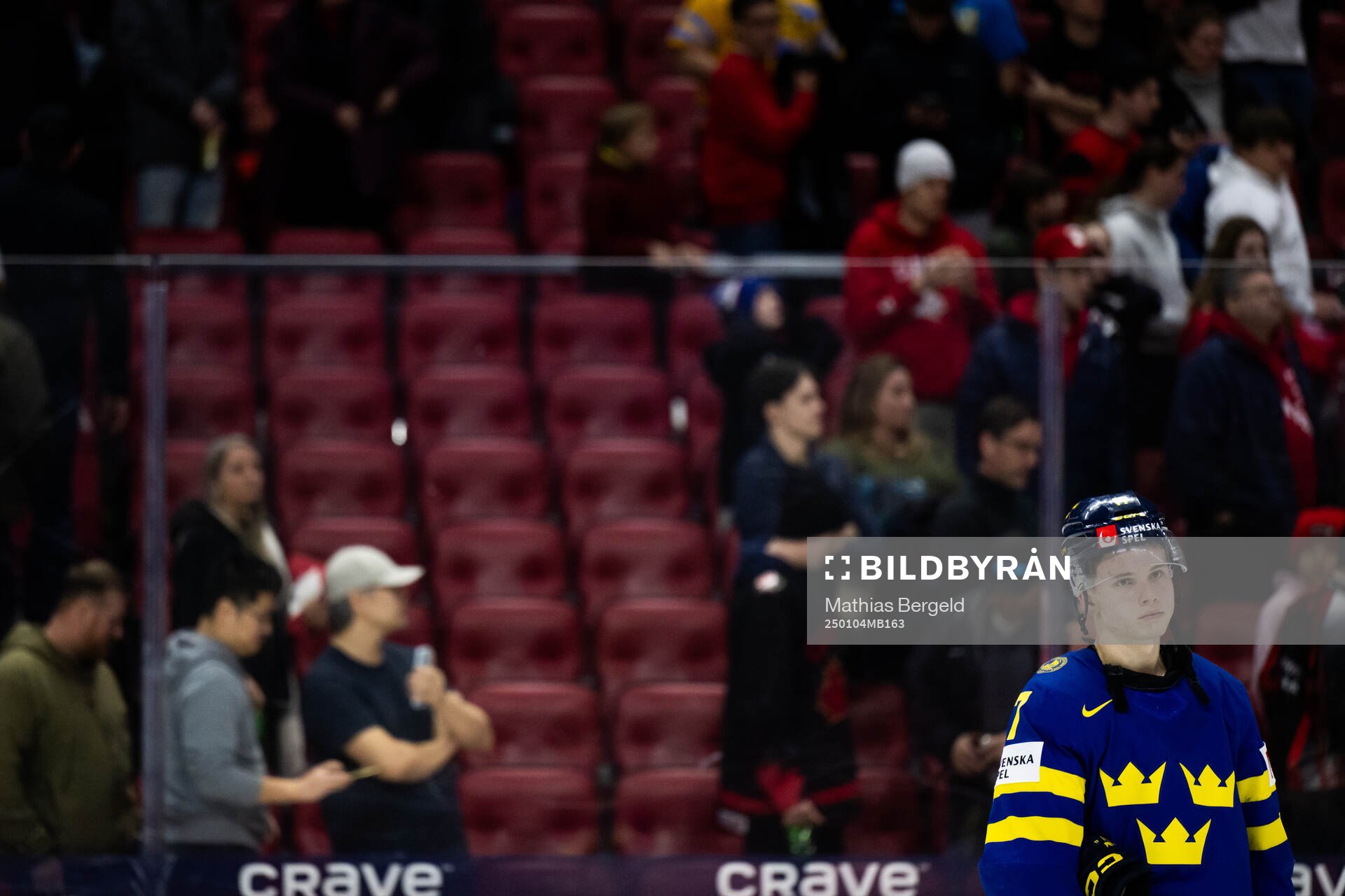 Felix Nilsson of Sweden looks dejected