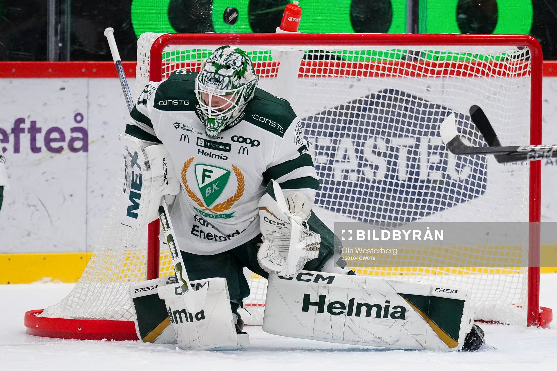 Färjestads målvakt Maxime Lagacé