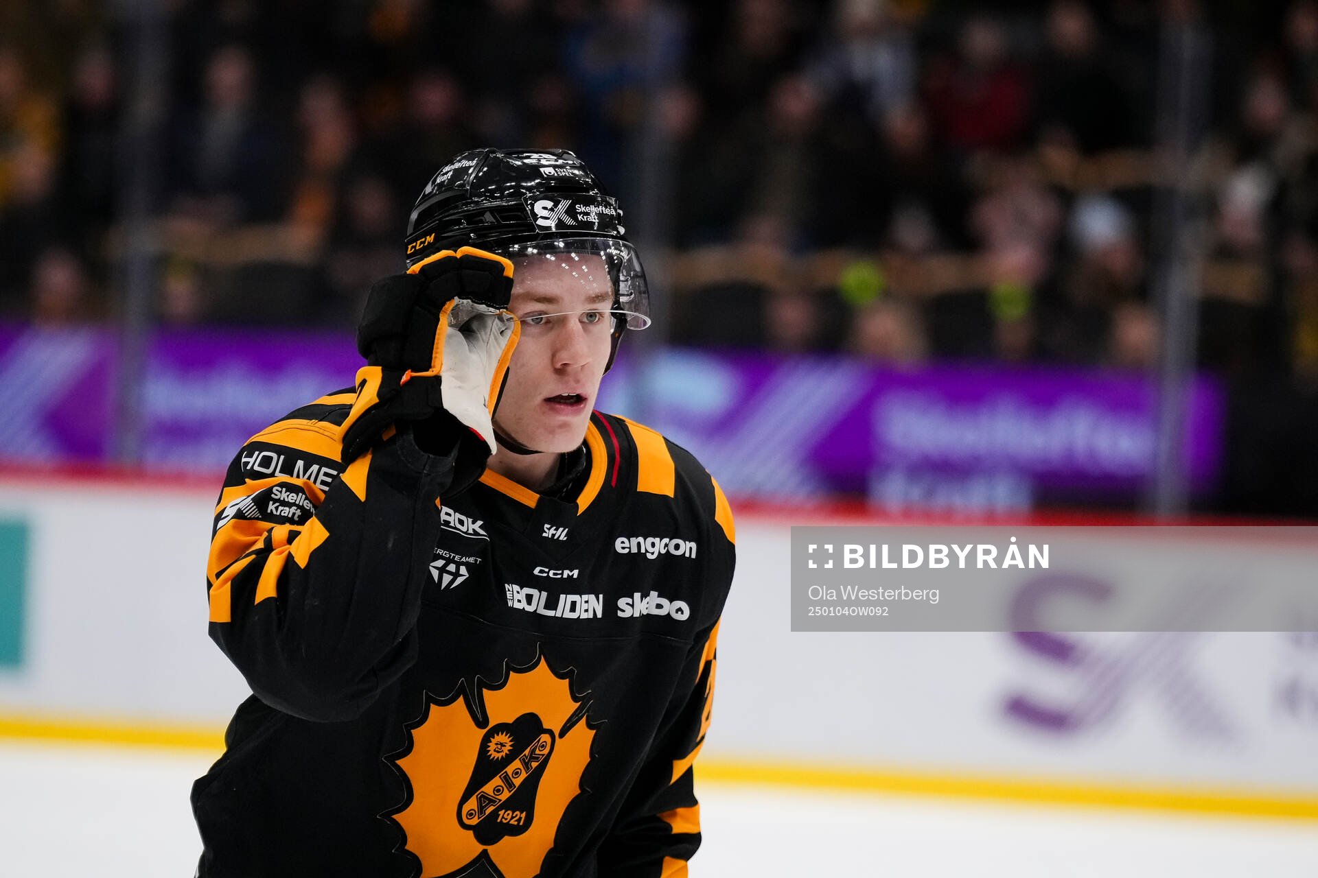 Skellefteås Michael Brandsegg-Nygård deppar
