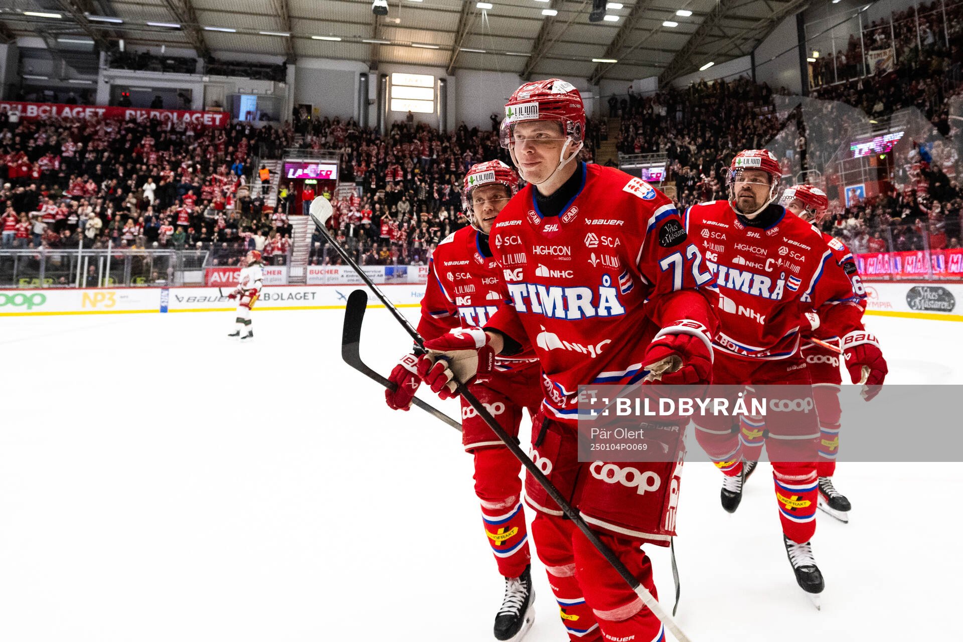 Timrås Erik Walli Walterholm jublar