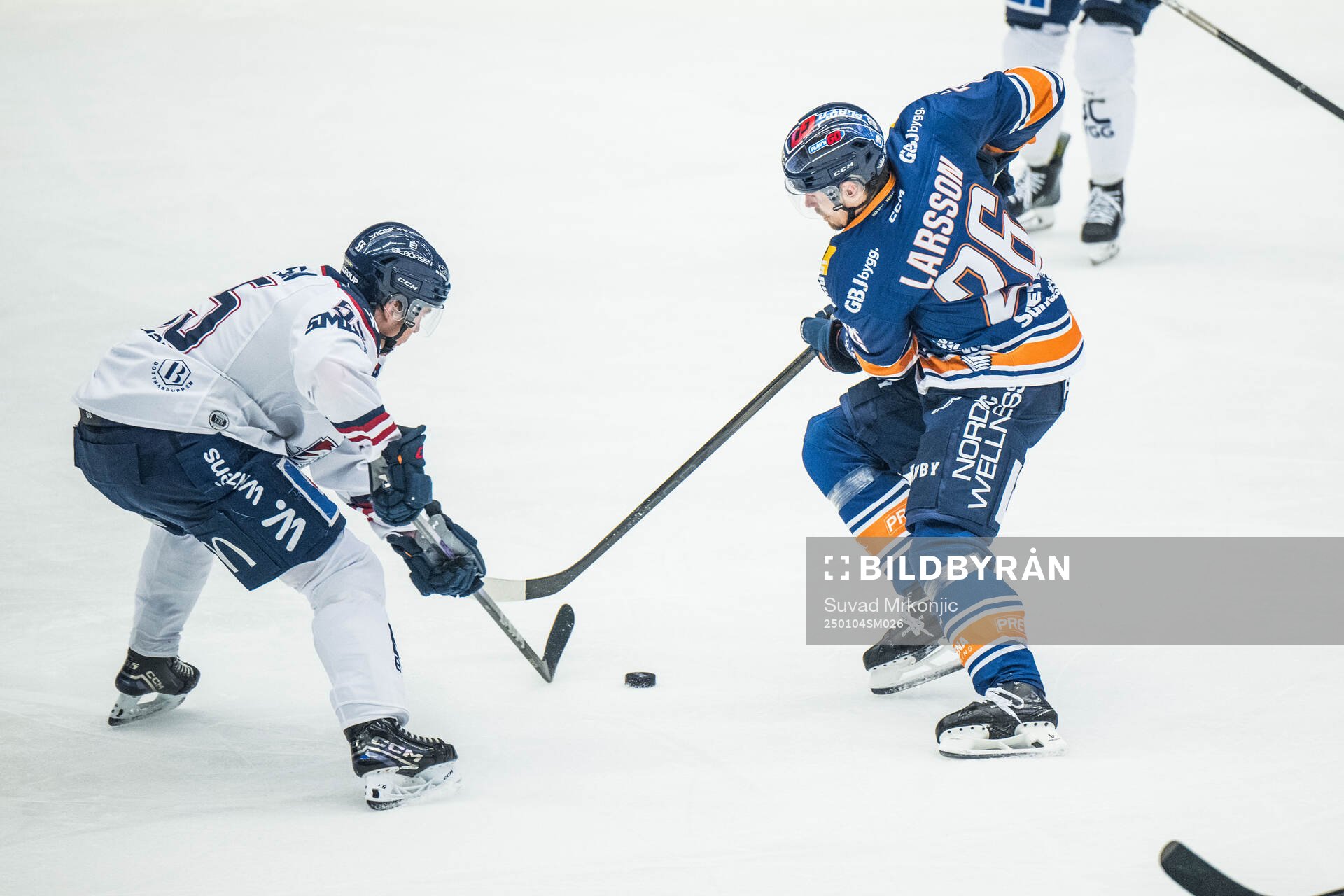 Linköpings Arvid Aronsson och Växjös Emil Larsson