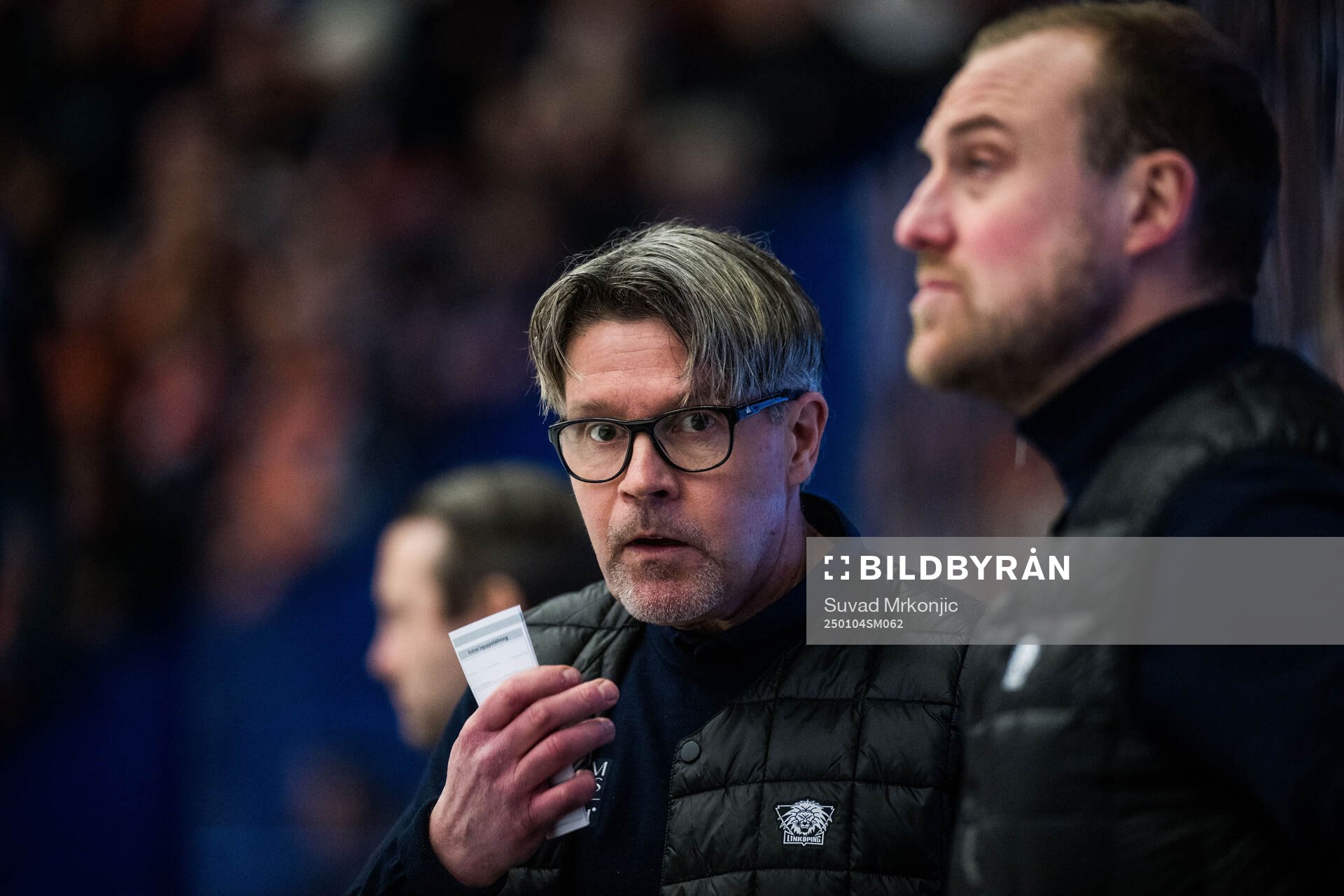 Linköpings tränare Anders Karlsson och assisterande