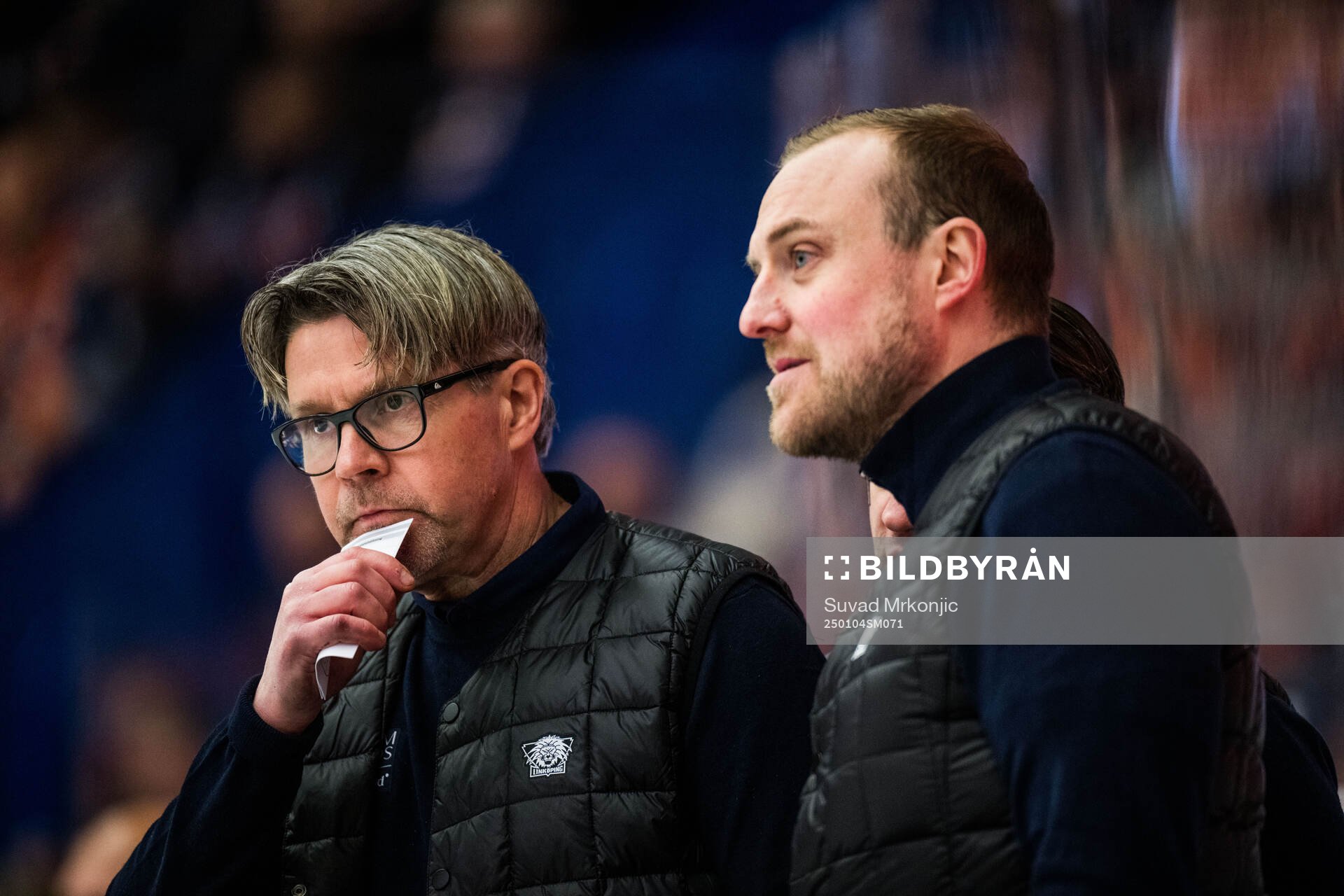 Linköpings tränare Anders Karlsson och assisterande