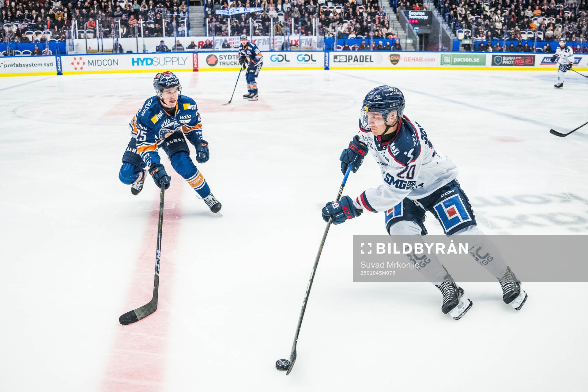 Växjös Filip Eriksson och Linköpings Johan Johnsson