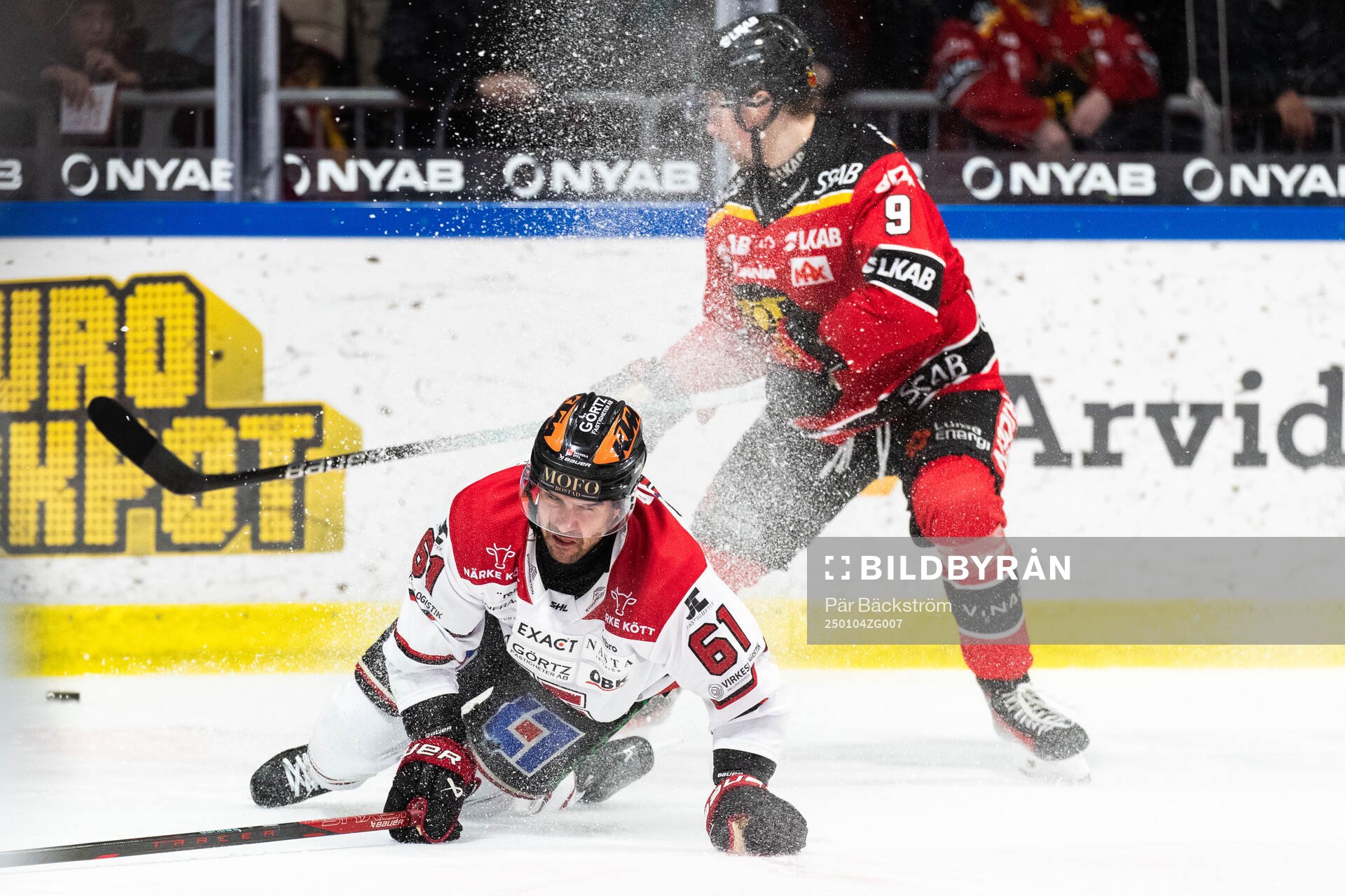 Örebros Ludvig Larsson och Luleås Ludvig Jansson