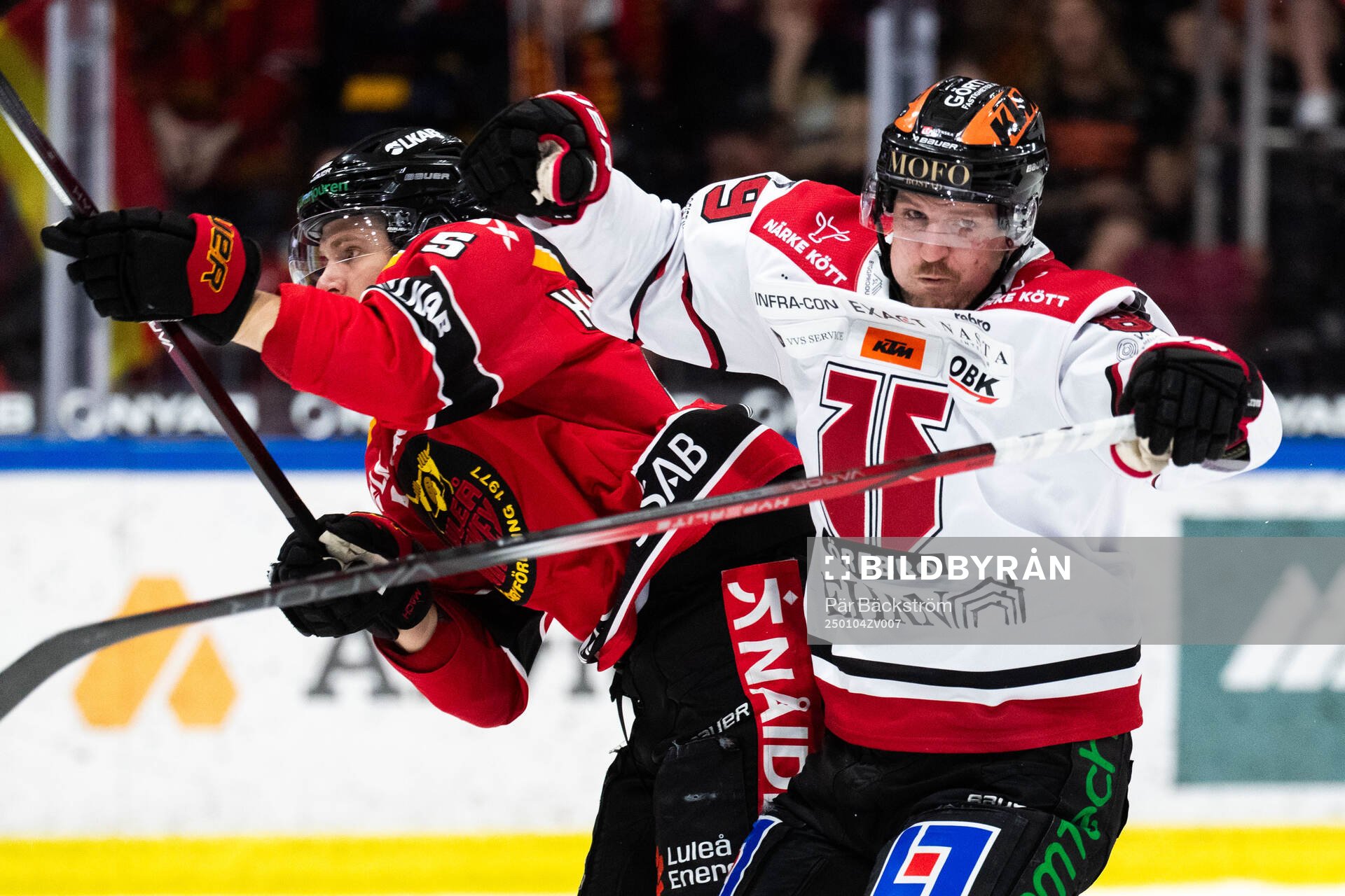 Luleås Marcus Hardegård och Örebros Patrik Karlkvist