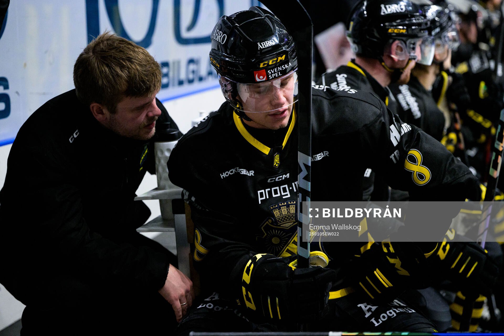 AIKs Tom Hedberg har ont