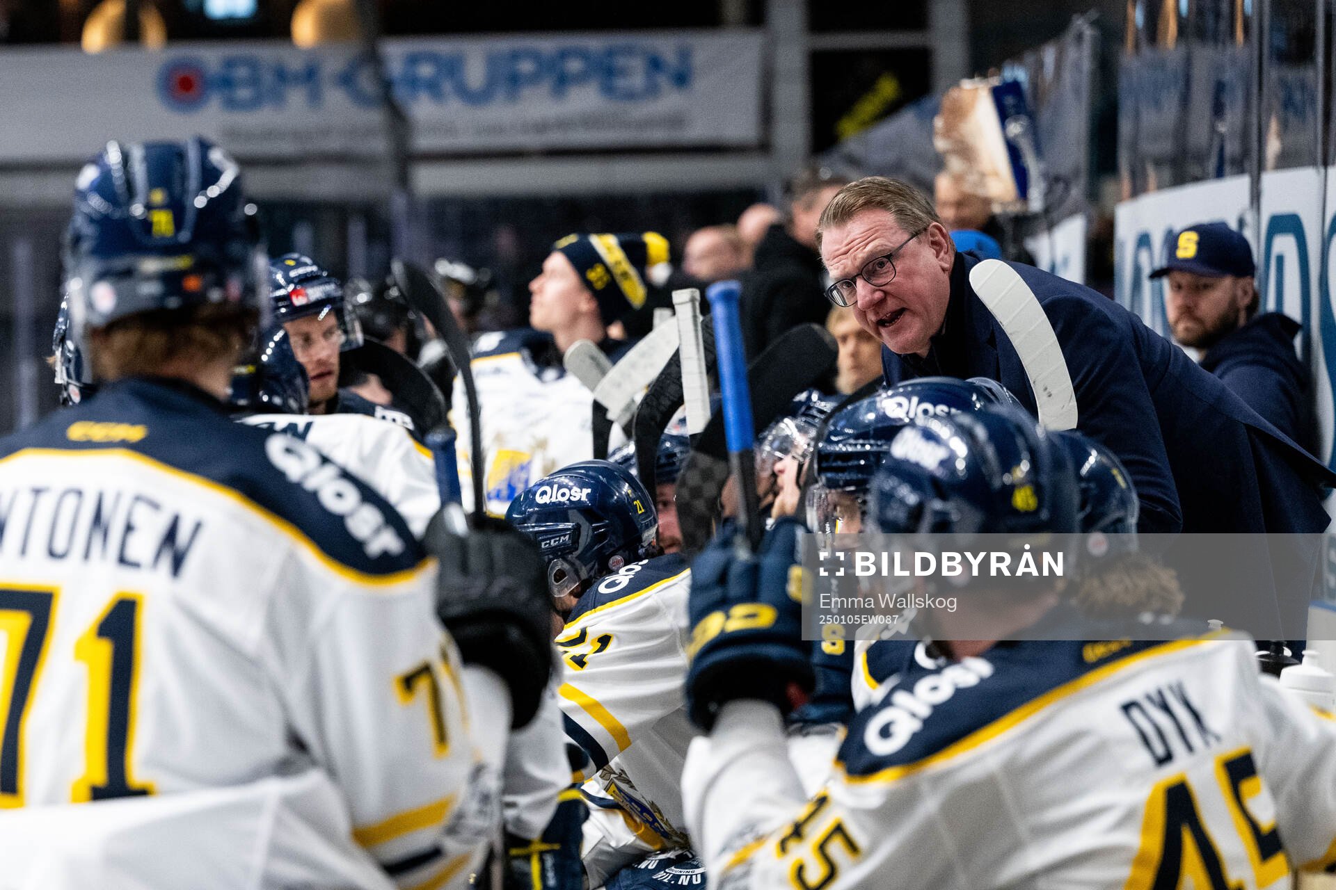 Södertäljes tränare Magnus Bogren