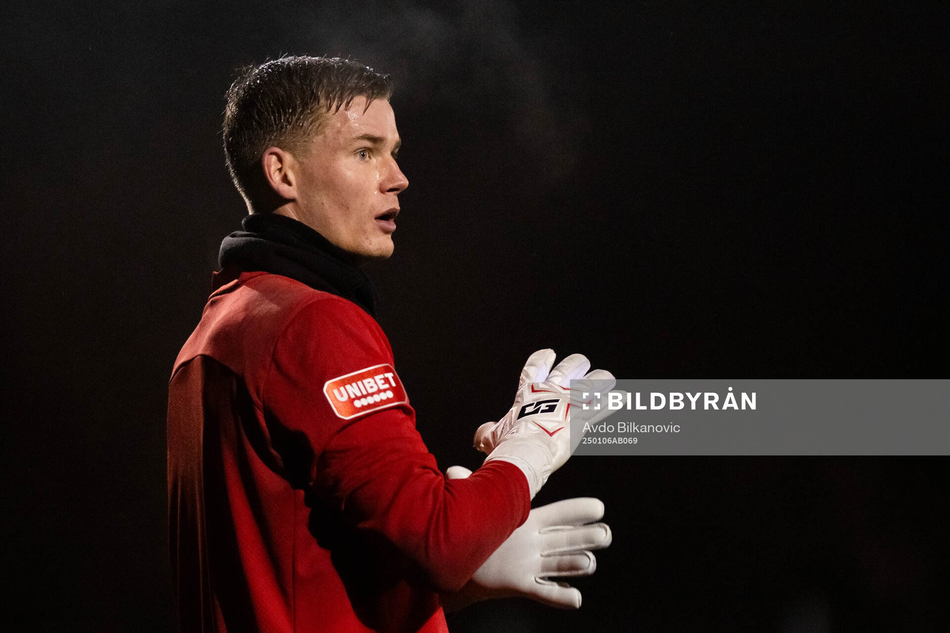 Helsingborgs målvakt Johan Brattberg