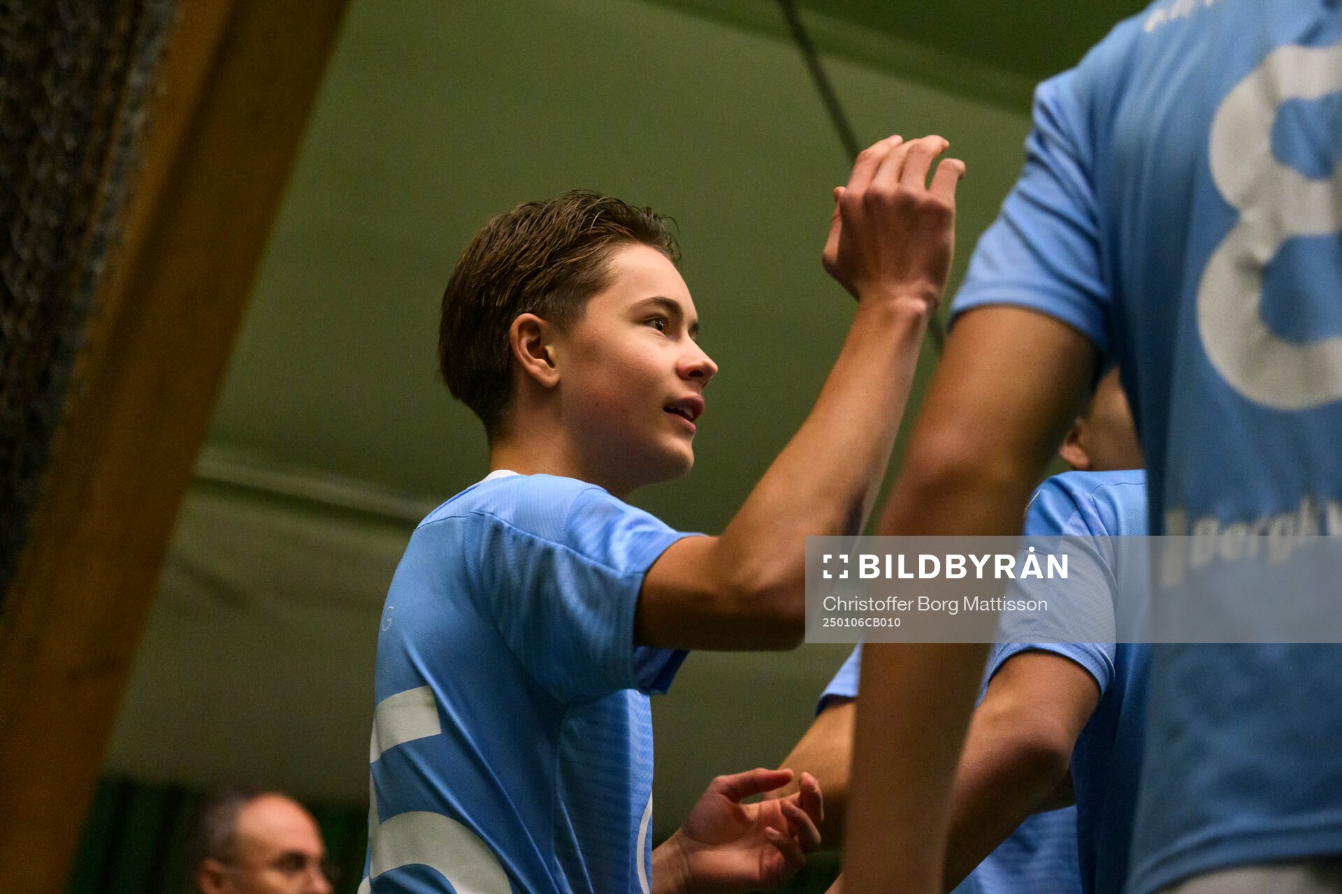 Malmö FF P16s Vidar Skoglund jublar