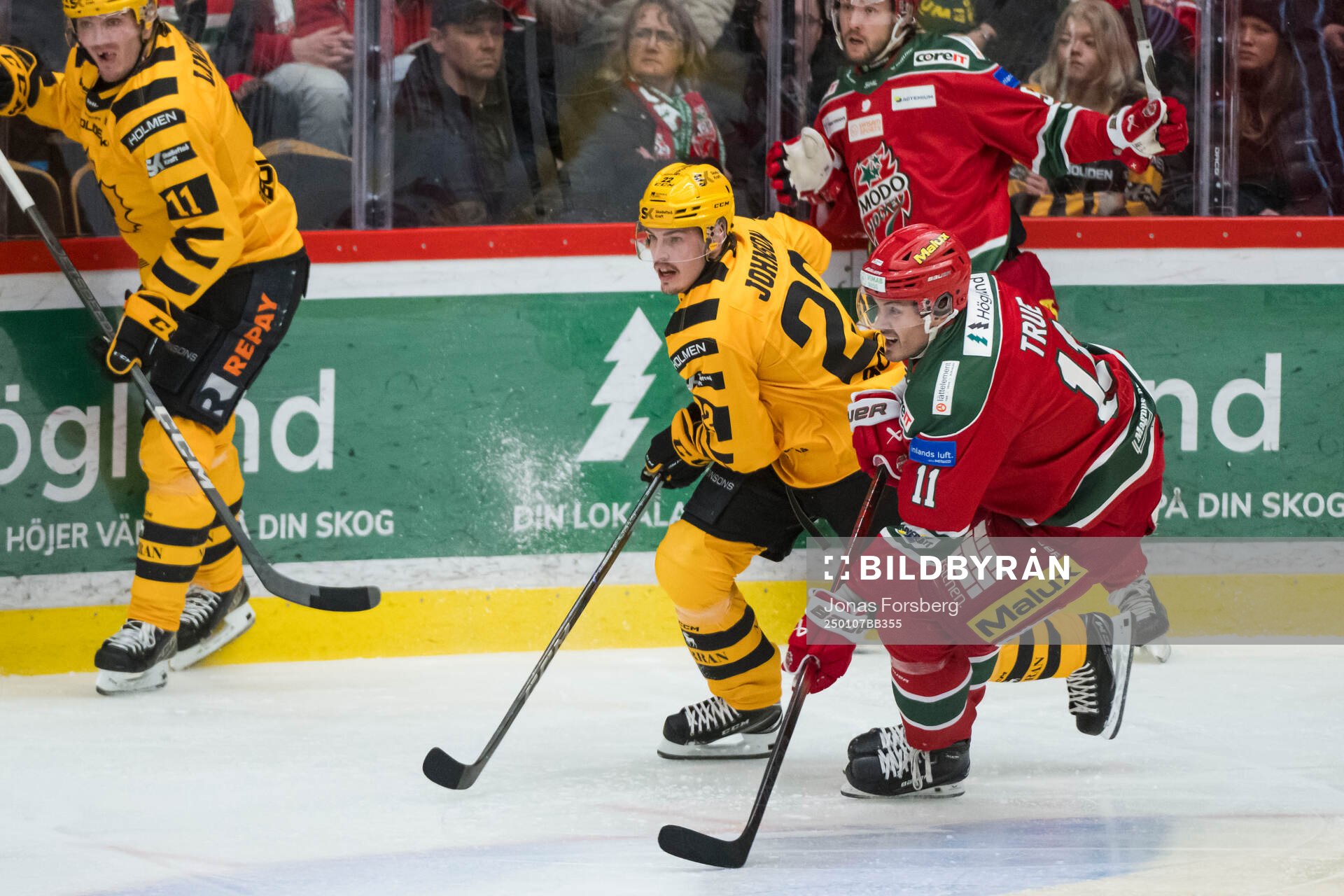 Modos Alexander True och Skellefteås Jonathan Johnson