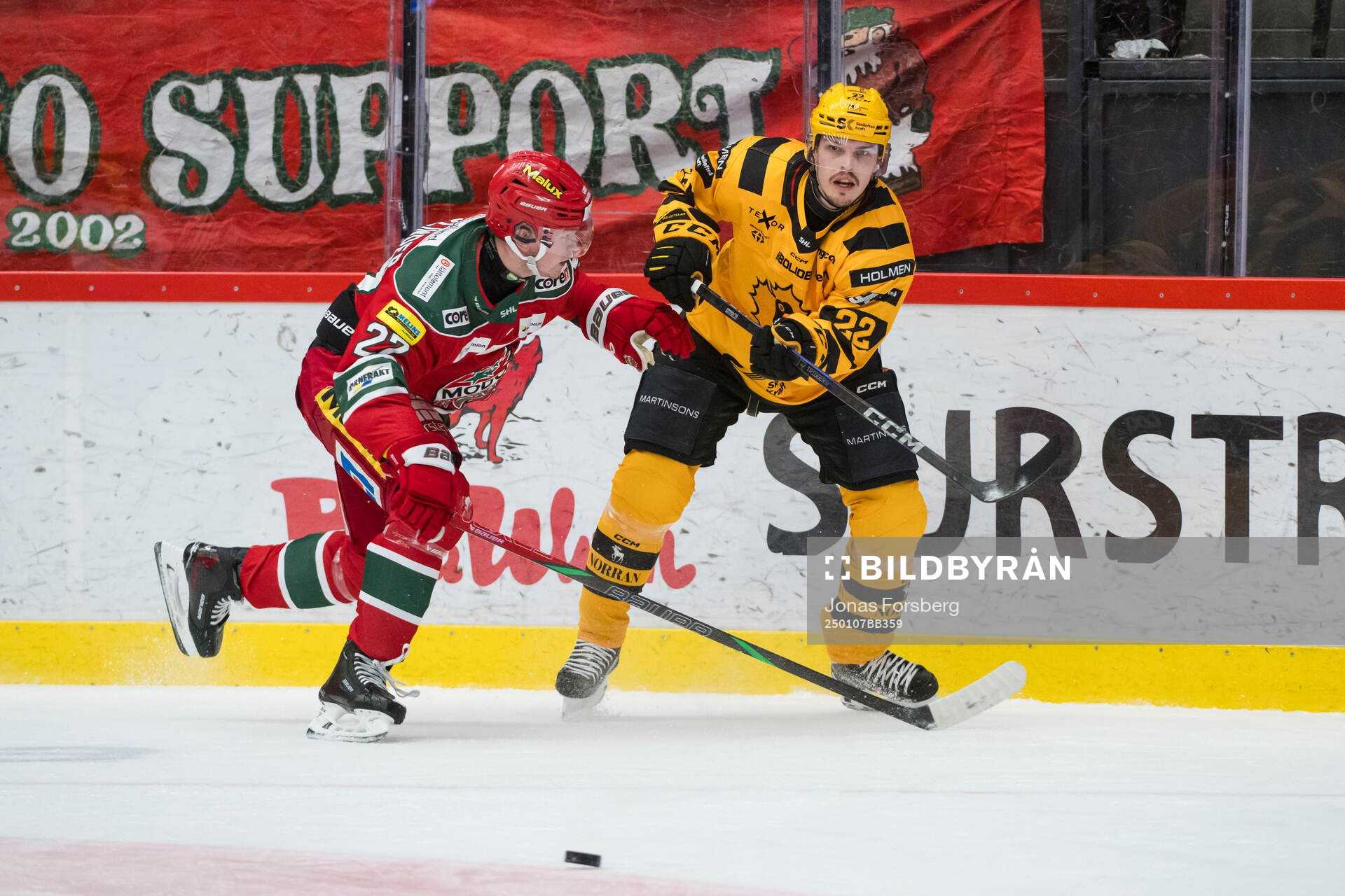 Skellefteås Jonathan Johnson och Modos Mattias Norlinder