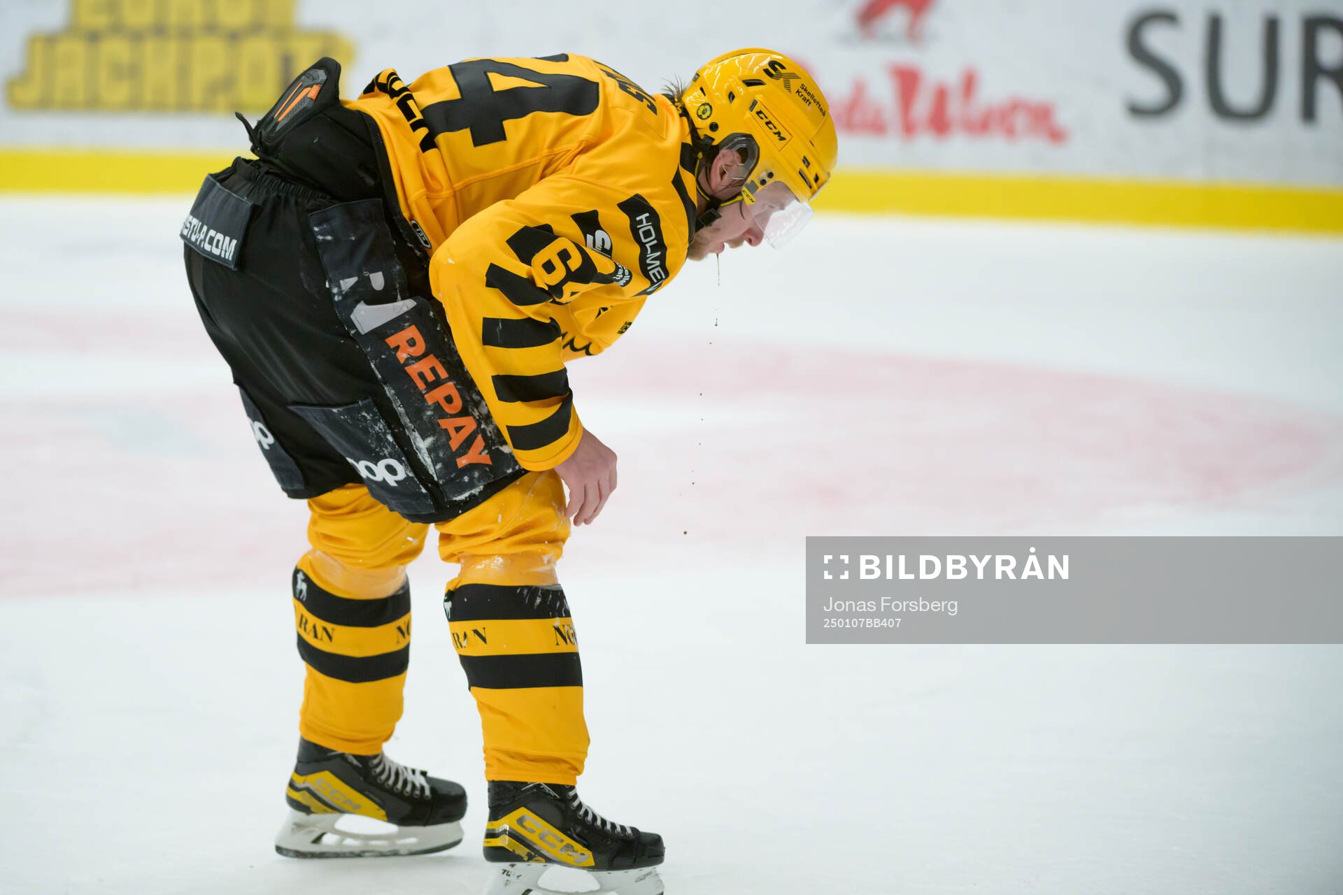 Skellefteås Jonathan Pudas har ont