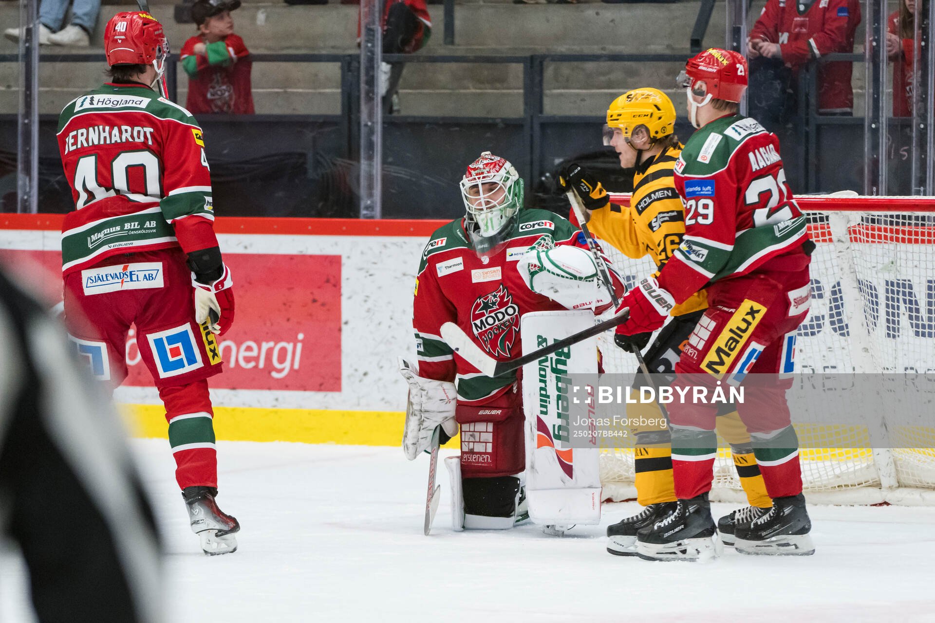 Skellefteås Anton Heikkinen jublar