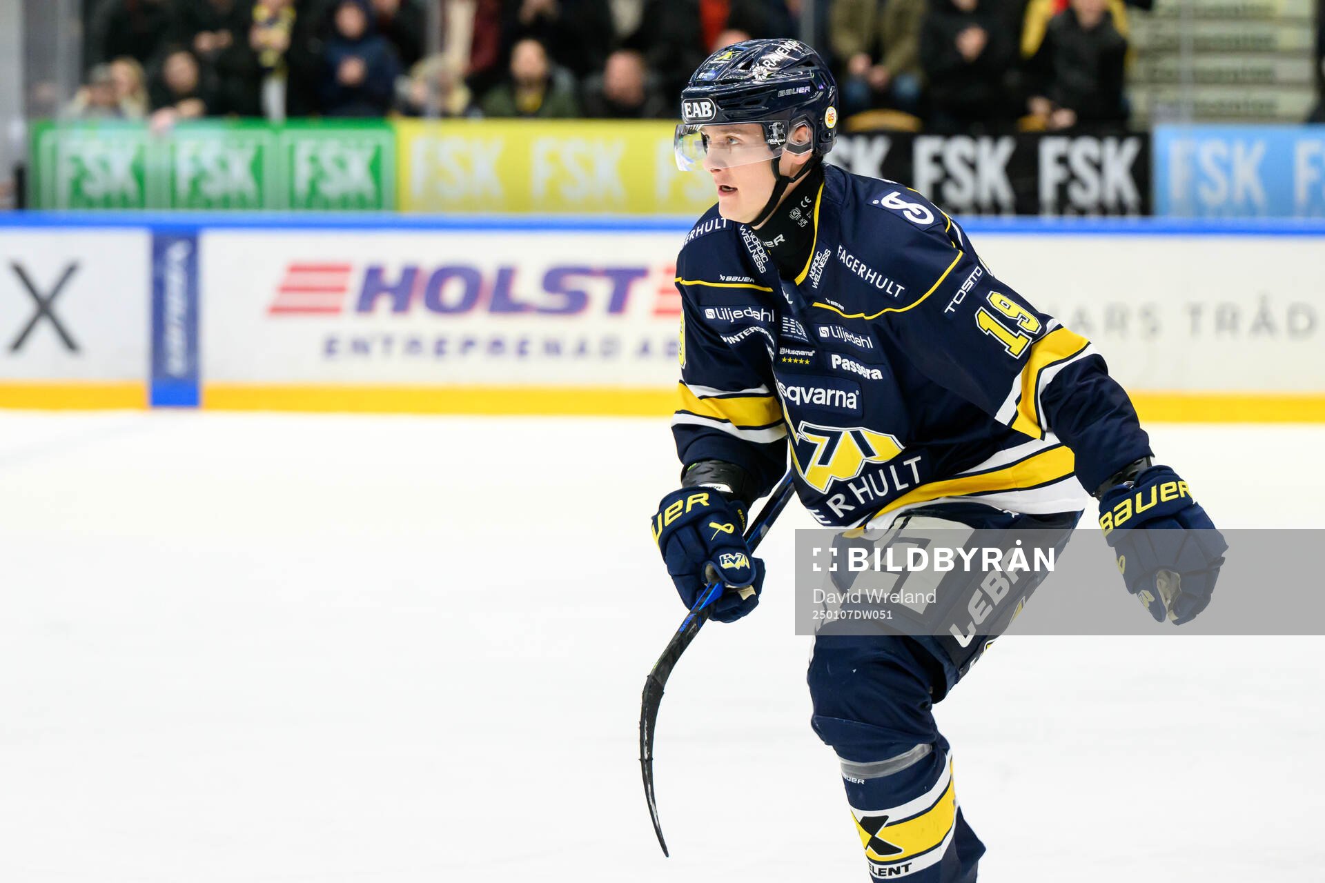 HV71s Henrik Borgström jublar