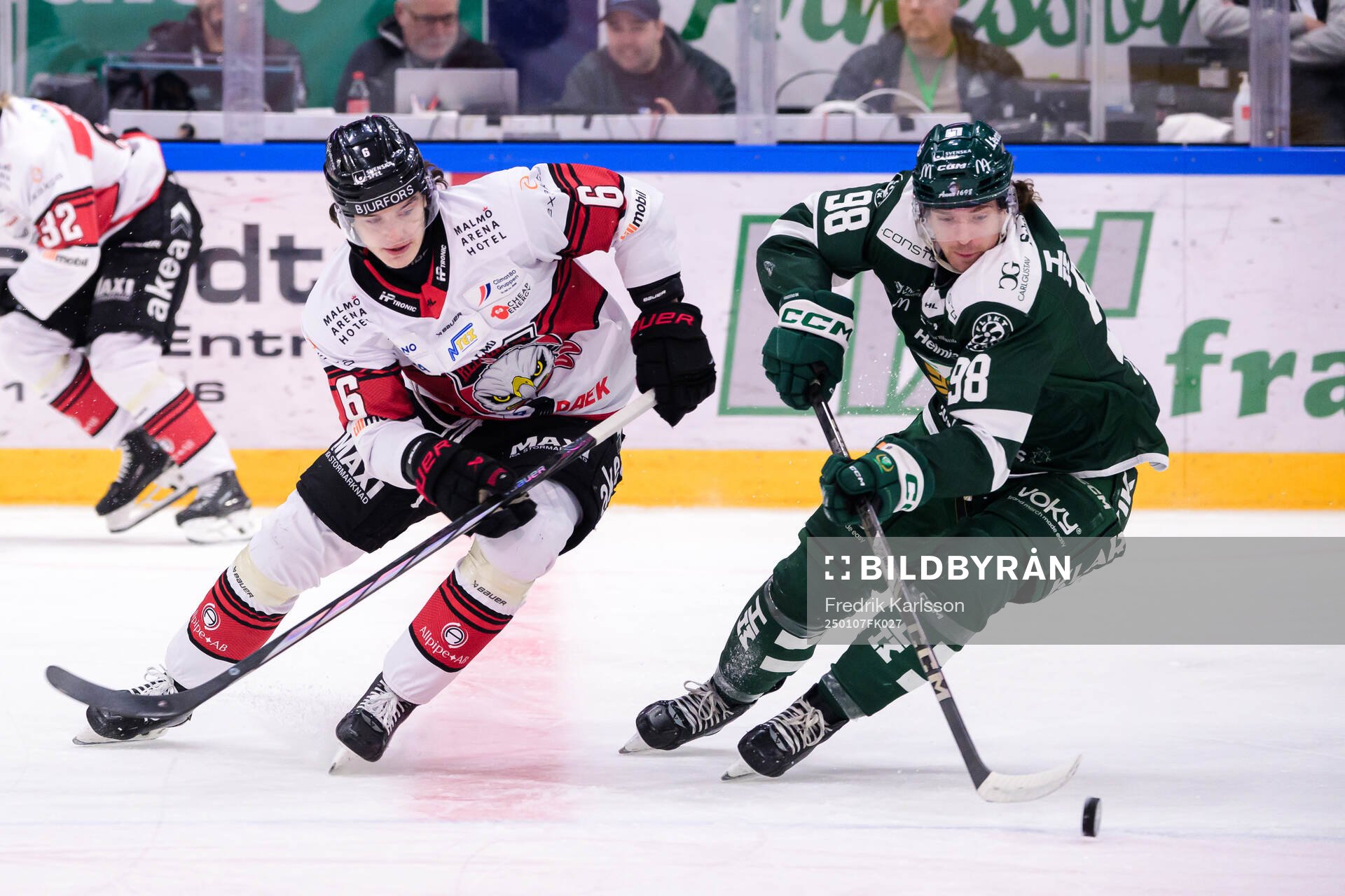 Malmö Redhawks Dominik Badinka och Färjestads Marian