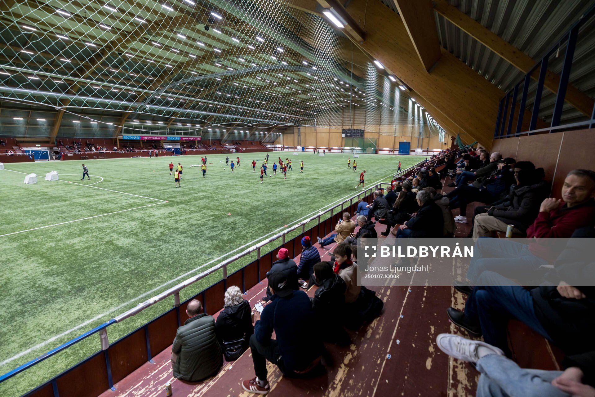 Vy från läktarplats