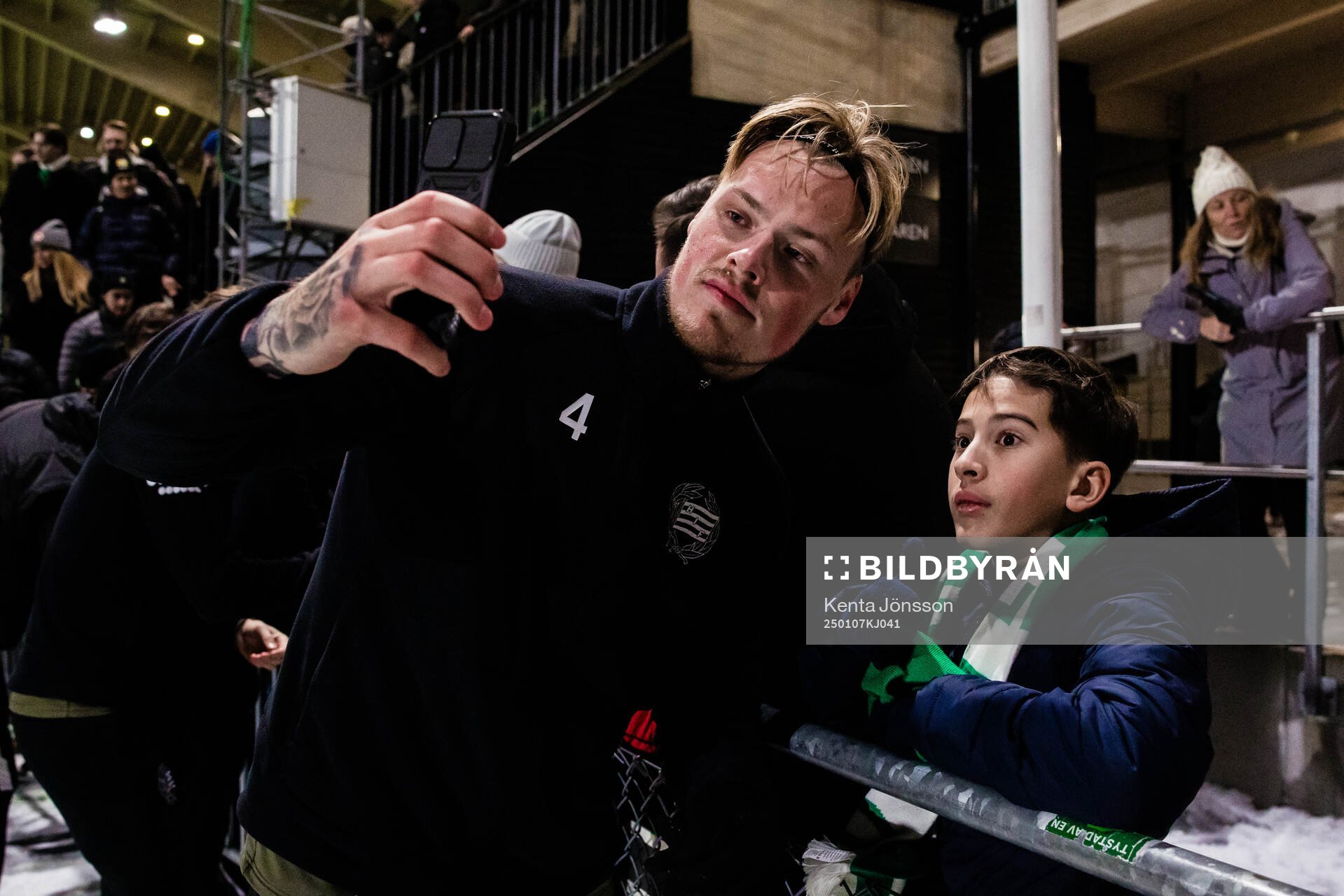 Victor Eriksson supportrar