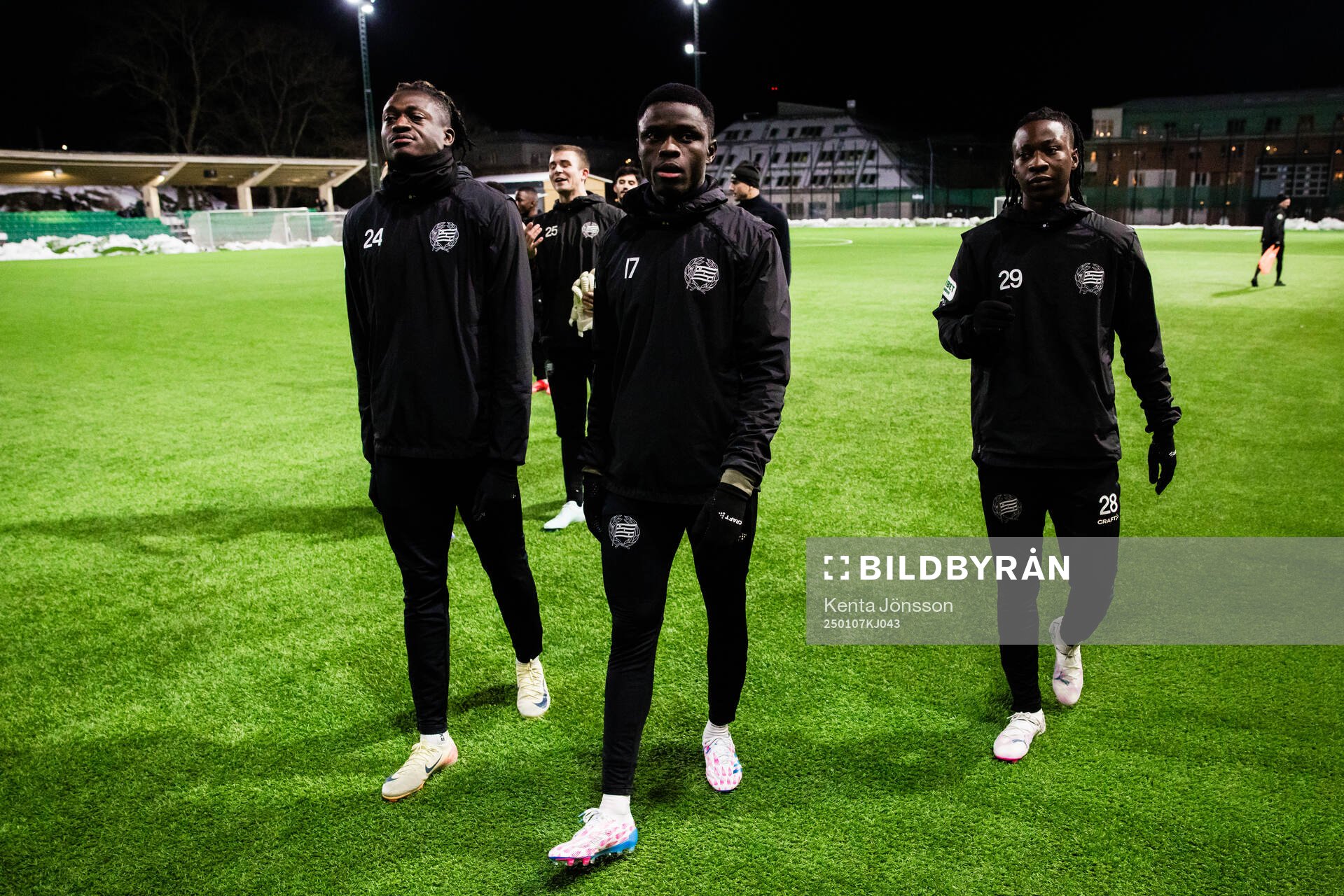 Kingsley Gyamfi, Ibrahima Breze Fofana och Elohim Kaboré