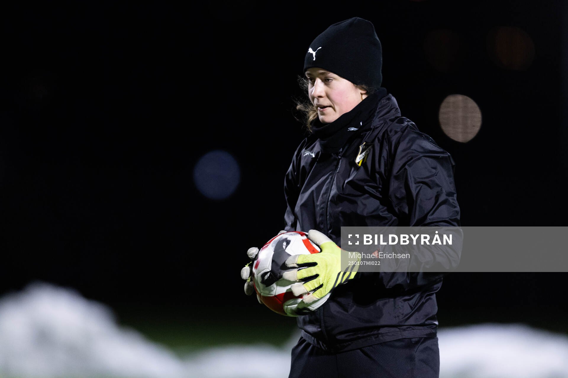 Häckens målvakt Fanney Birkisdottir