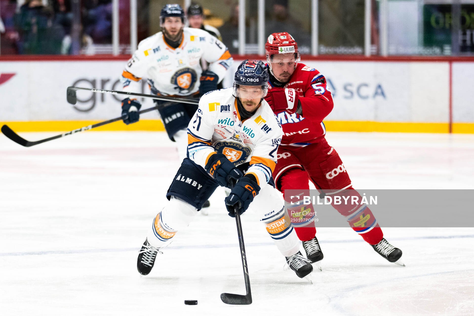 Växjös Brian Cooper och Timrås Jonathan Dahlén