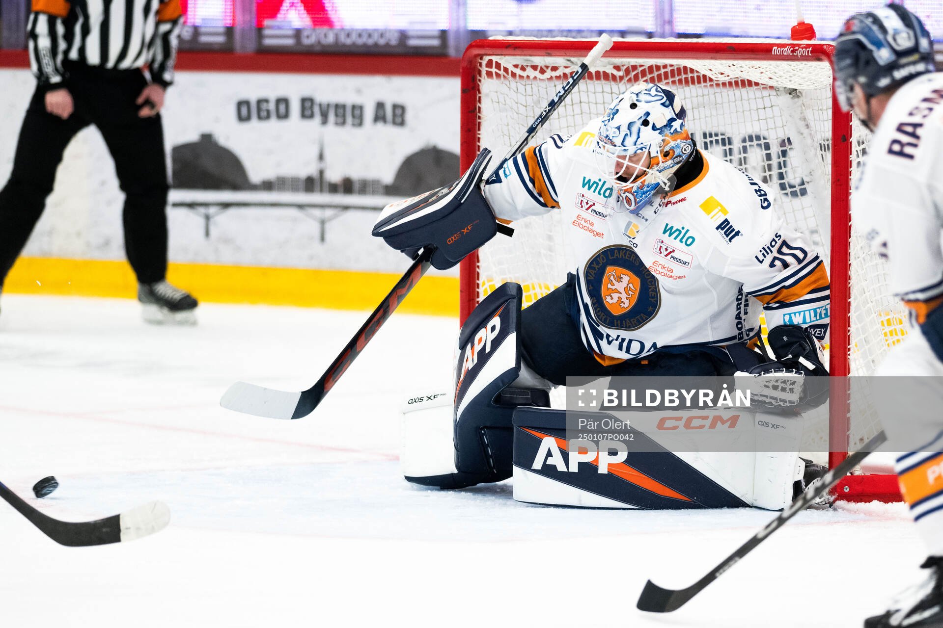 Växjös målvakt Adam Åhman