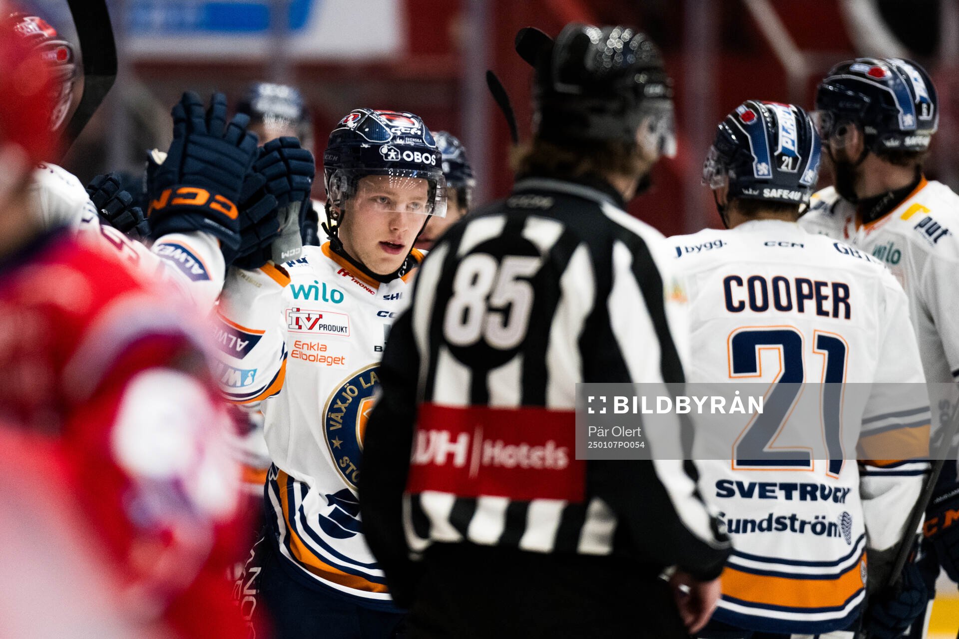 Växjös Karl Henriksson jublar