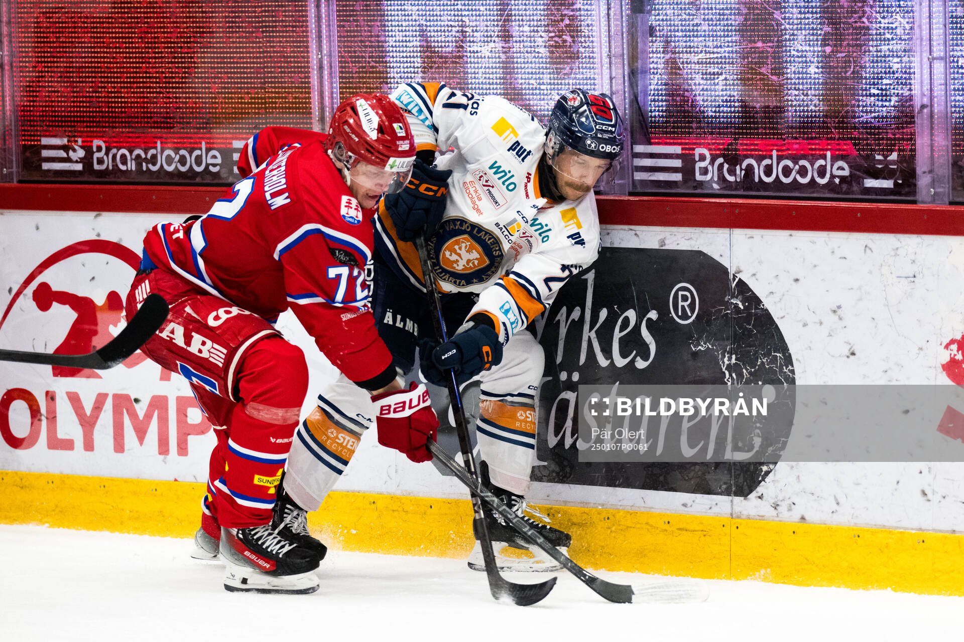 Växjös Brian Cooper och Timrås Erik Walli Walterholm