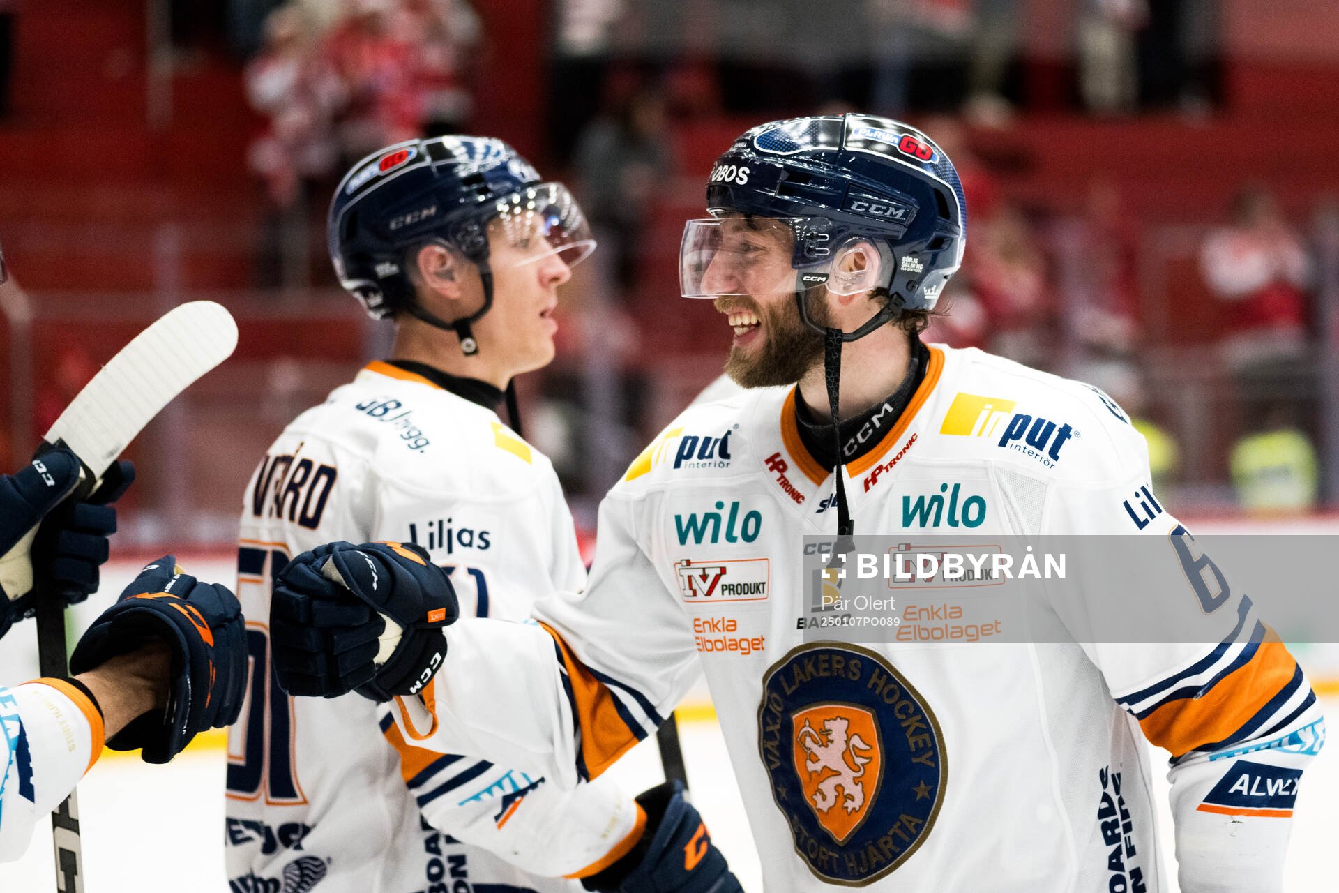 Växjös Petter Granberg jublar