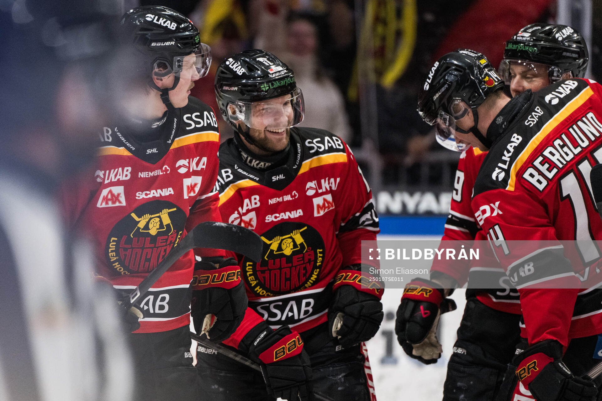 Luleås Einar Emanuelsson jublar