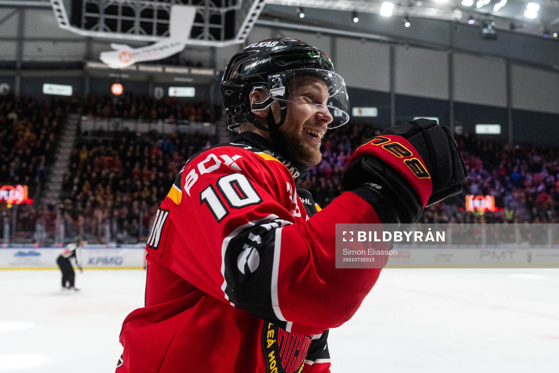 Luleås Einar Emanuelsson jublar