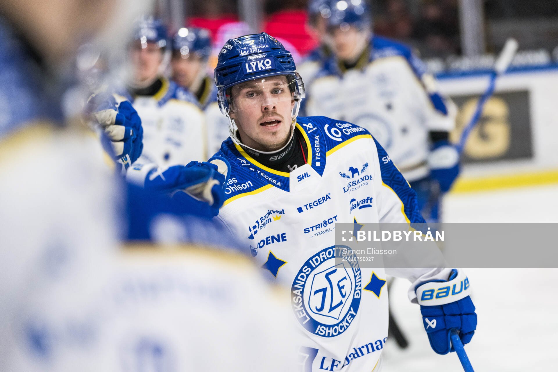 Leksands Marcus Karlberg jublar