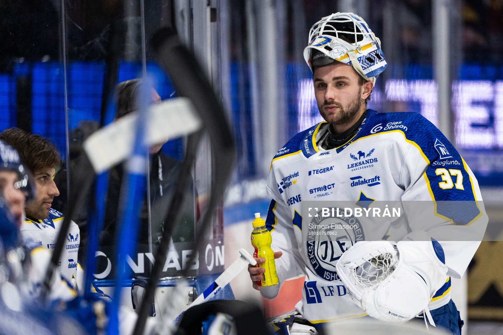 Leksands målvakt Jakob Hellsten
