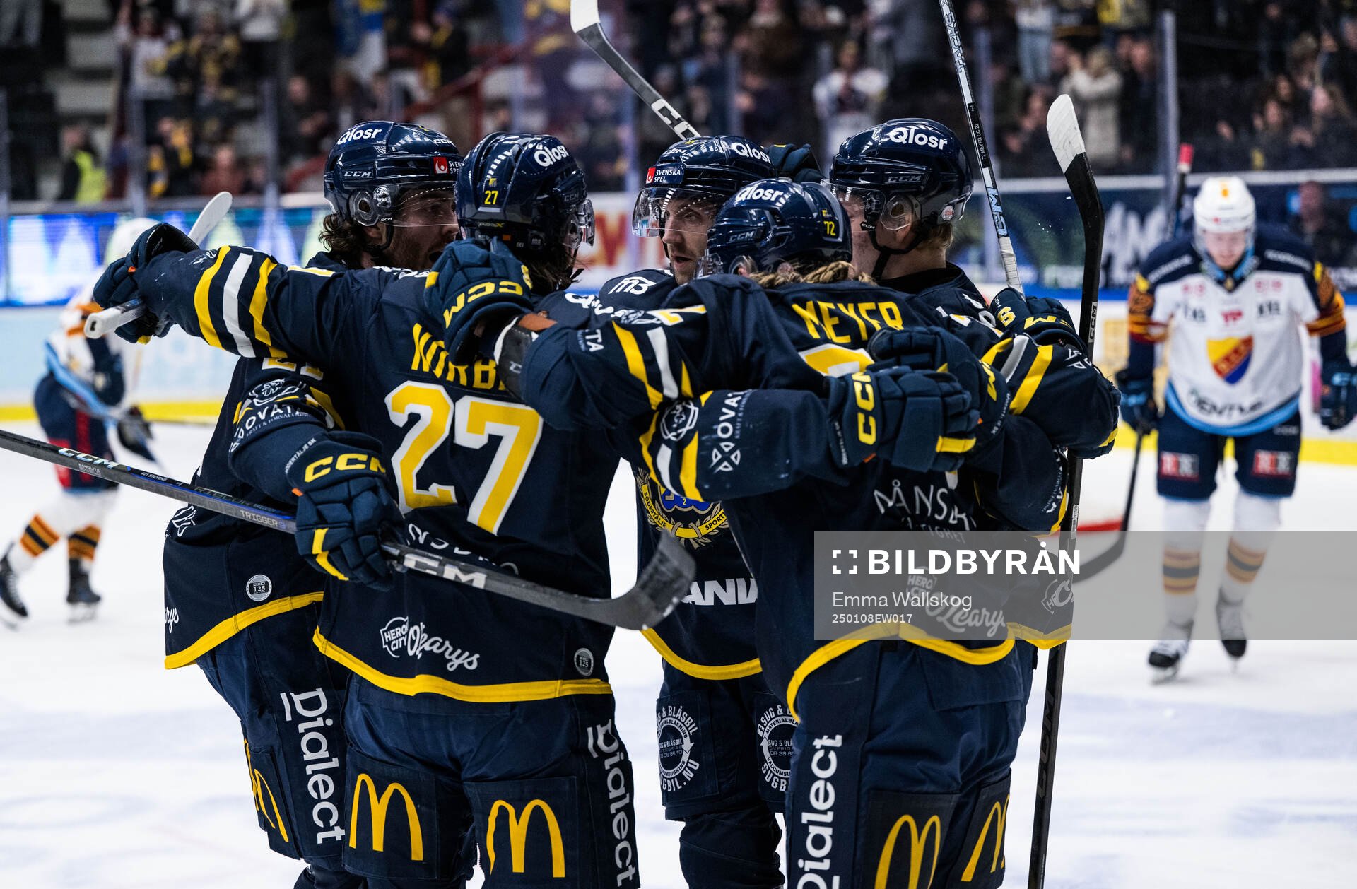 Södertäljes Nicolai Meyer jublar